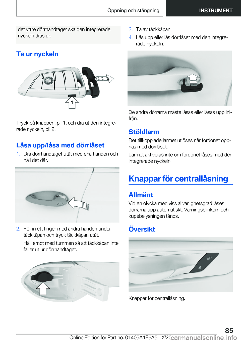 BMW X4 2021  InstruktionsbÖcker (in Swedish) �d�e�t��y�t�t�r�e��d�