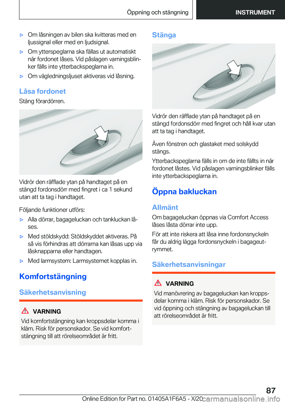 BMW X4 2021  InstruktionsbÖcker (in Swedish) x�O�m��l�å�s�n�i�n�g�e�n��a�v��b�i�l�e�n��s�k�a��k�v�i�t�t�e�r�a�s��m�e�d��e�n�l�j�u�s�s�i�g�n�a�l��e�l�l�e�r��m�e�d��e�n��l�j�u�d�s�i�g�n�a�l�.x�O�m��y�t�t�e�r�s�p�e�g�l�a�r�n�a��s�k�