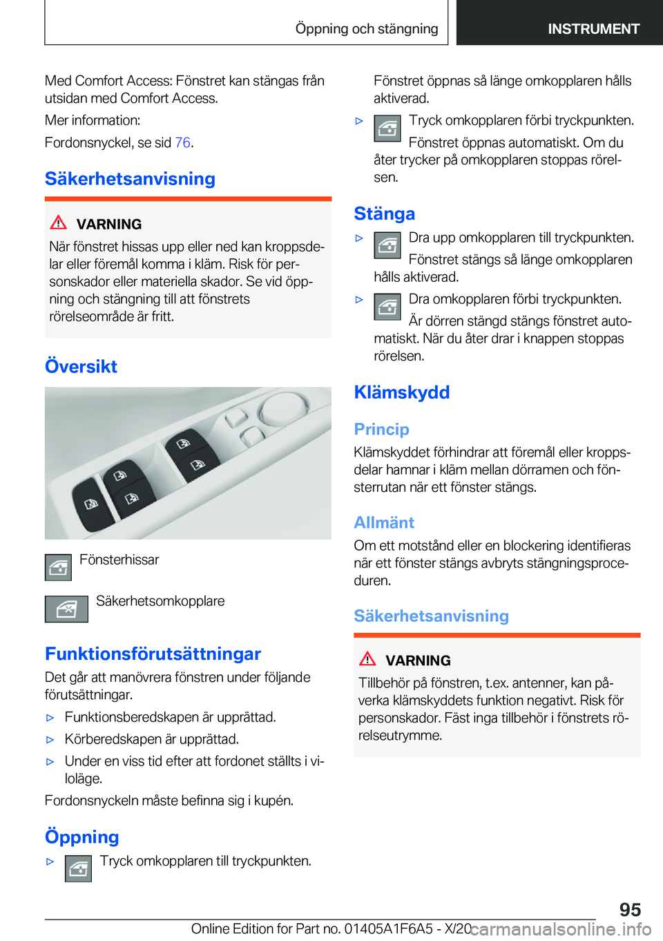 BMW X4 2021  InstruktionsbÖcker (in Swedish) �M�e�d��C�o�m�f�o�r�t��A�c�c�e�s�s�:��F�
