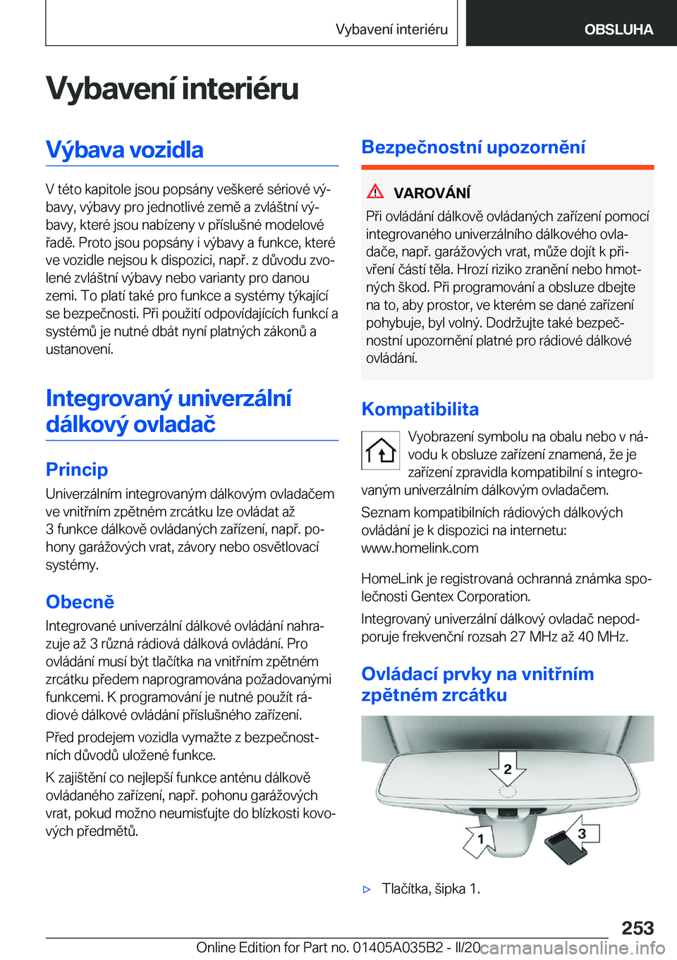 BMW X4 2020  Návod na použití (in Czech) �V�y�b�a�v�e�n�