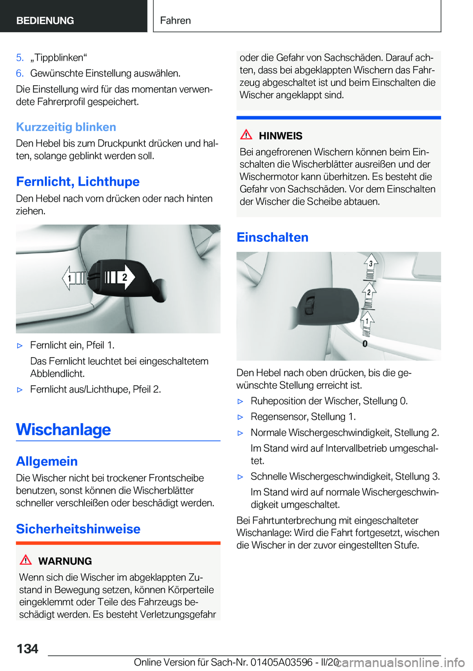 BMW X4 2020  Betriebsanleitungen (in German) �5�.x�T�i�p�p�b�l�i�n�k�e�nv�6�.�G�e�w�