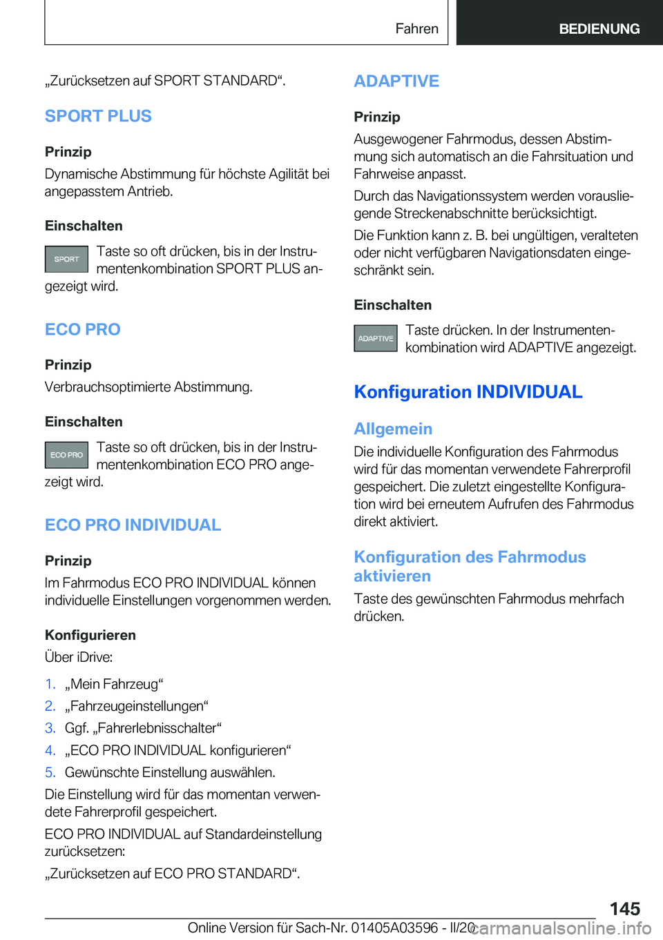 BMW X4 2020  Betriebsanleitungen (in German) x�Z�u�r�