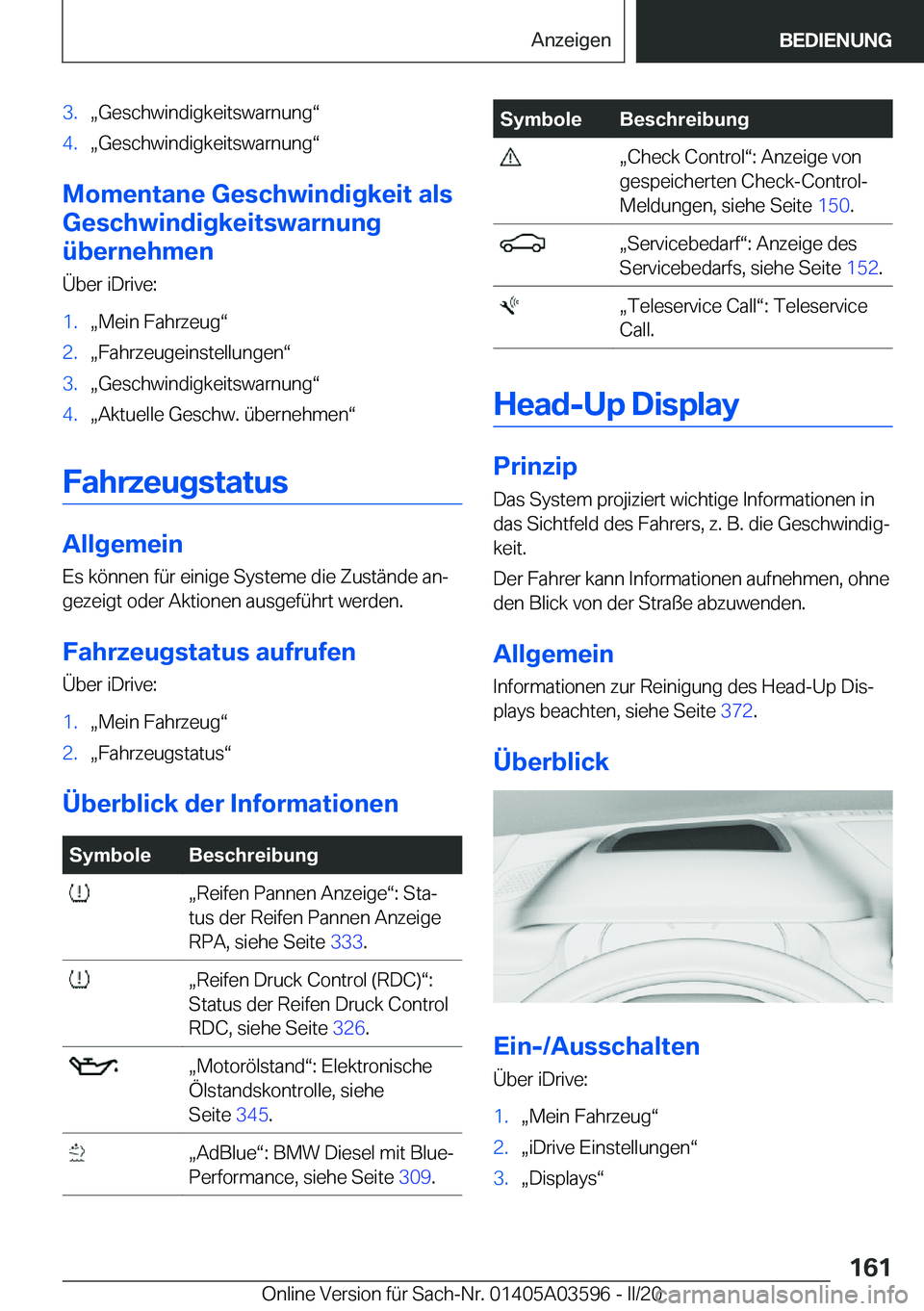 BMW X4 2020  Betriebsanleitungen (in German) �3�.x�G�e�s�c�h�w�i�n�d�i�g�k�e�i�t�s�w�a�r�n�u�n�gv�4�.x�G�e�s�c�h�w�i�n�d�i�g�k�e�i�t�s�w�a�r�n�u�n�gv
�M�o�m�e�n�t�a�n�e��G�e�s�c�h�w�i�n�d�i�g�k�e�i�t��a�l�s
�G�e�s�c�h�w�i�n�d�i�g�k�e�i�t�s