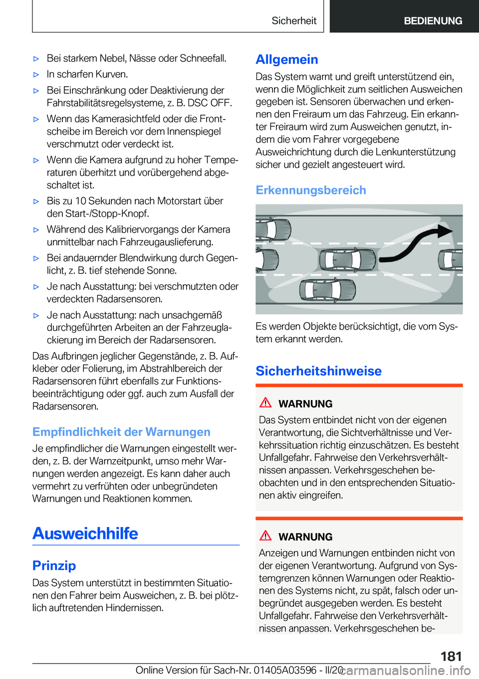 BMW X4 2020  Betriebsanleitungen (in German) x�B�e�i��s�t�a�r�k�e�m��N�e�b�e�l�,��N�