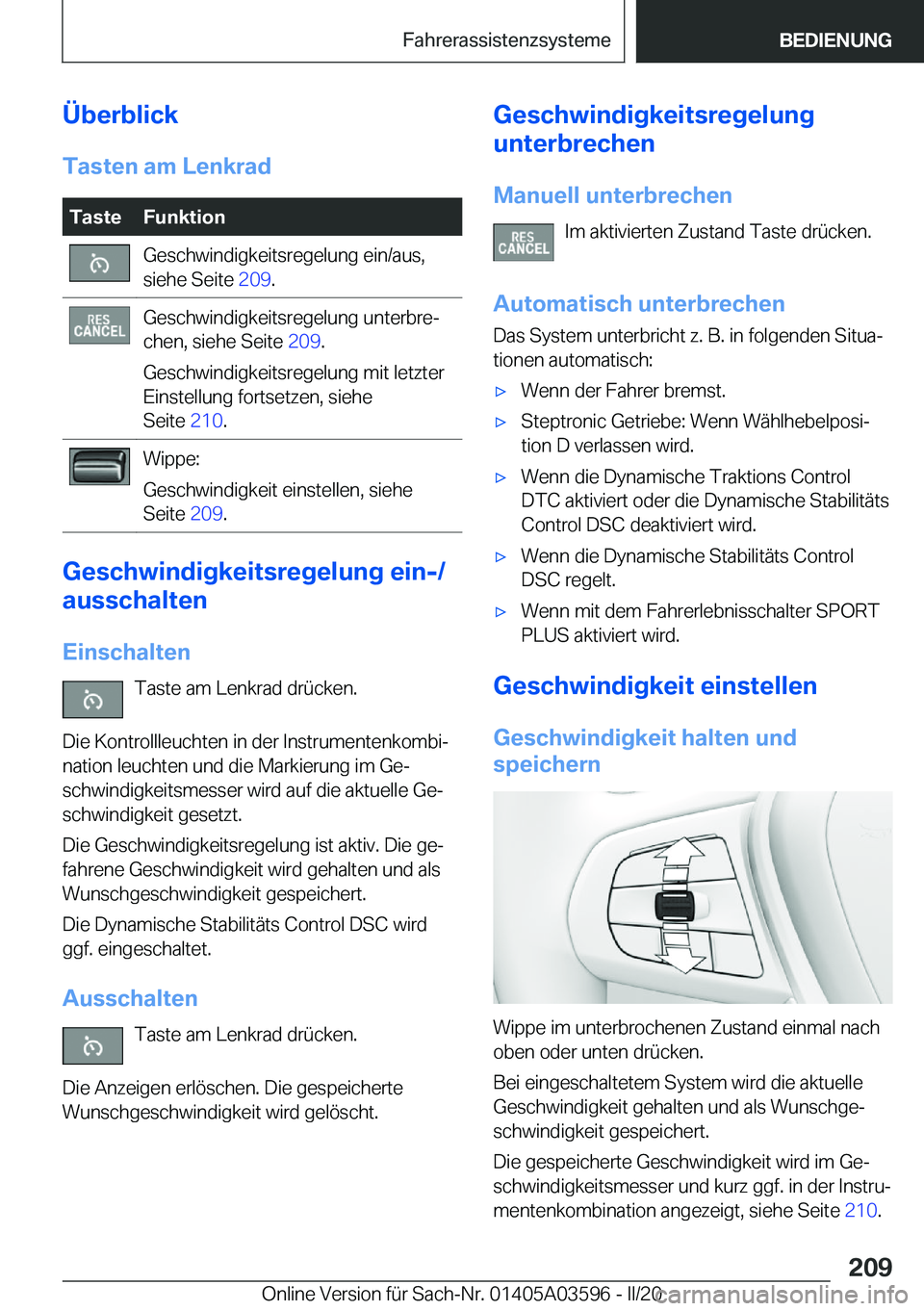 BMW X4 2020  Betriebsanleitungen (in German) �