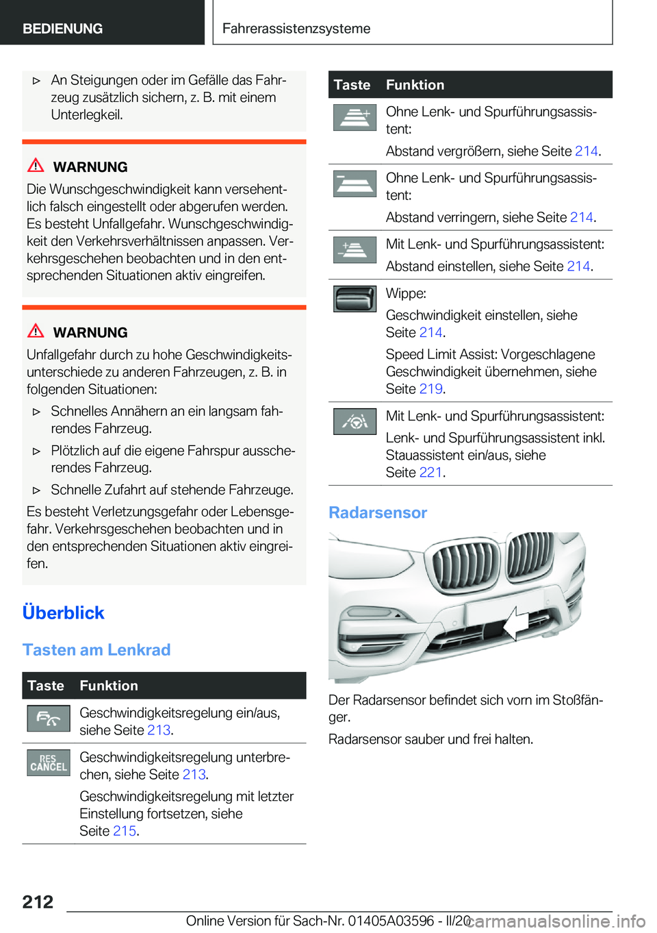 BMW X4 2020  Betriebsanleitungen (in German) x�A�n��S�t�e�i�g�u�n�g�e�n��o�d�e�r��i�m��G�e�f�