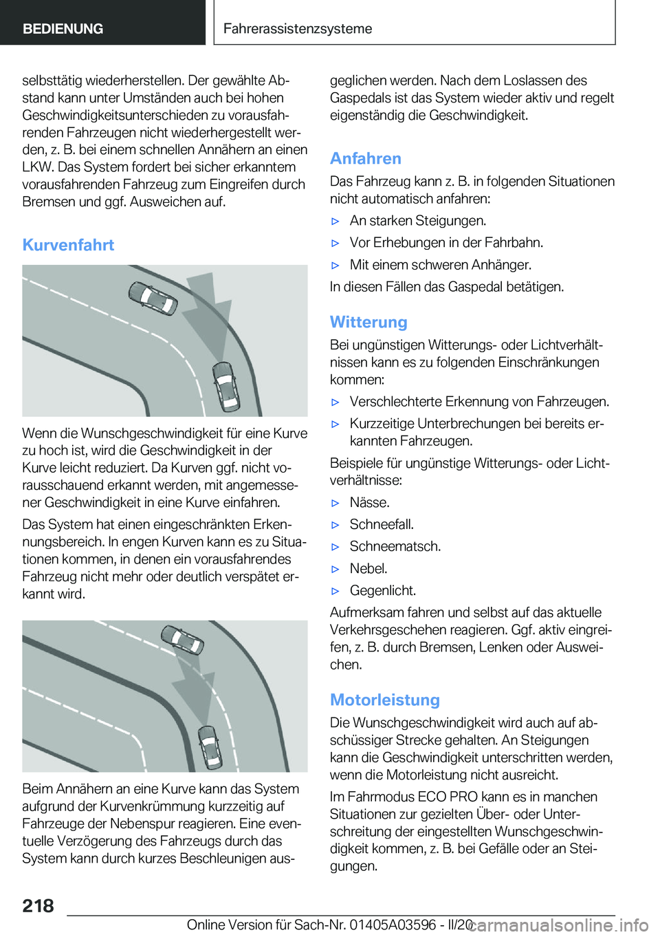 BMW X4 2020  Betriebsanleitungen (in German) �s�e�l�b�s�t�t�