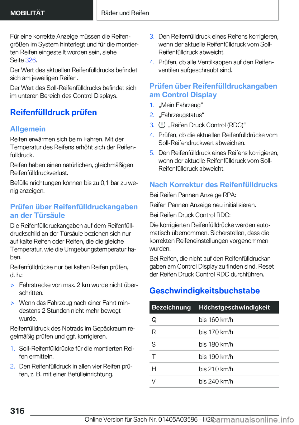 BMW X4 2020  Betriebsanleitungen (in German) �F�