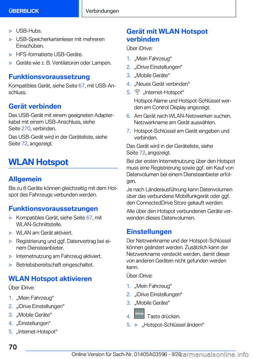 BMW X4 2020  Betriebsanleitungen (in German) x�U�S�B�-�H�u�b�s�.x�U�S�B�-�S�p�e�i�c�h�e�r�k�a�r�t�e�n�l�e�s�e�r��m�i�t��m�e�h�r�e�r�e�n�E�i�n�s�c�h�