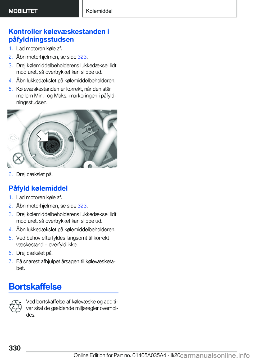 BMW X4 2020  InstruktionsbØger (in Danish) �K�o�n�t�r�o�l�l�e�r��k�