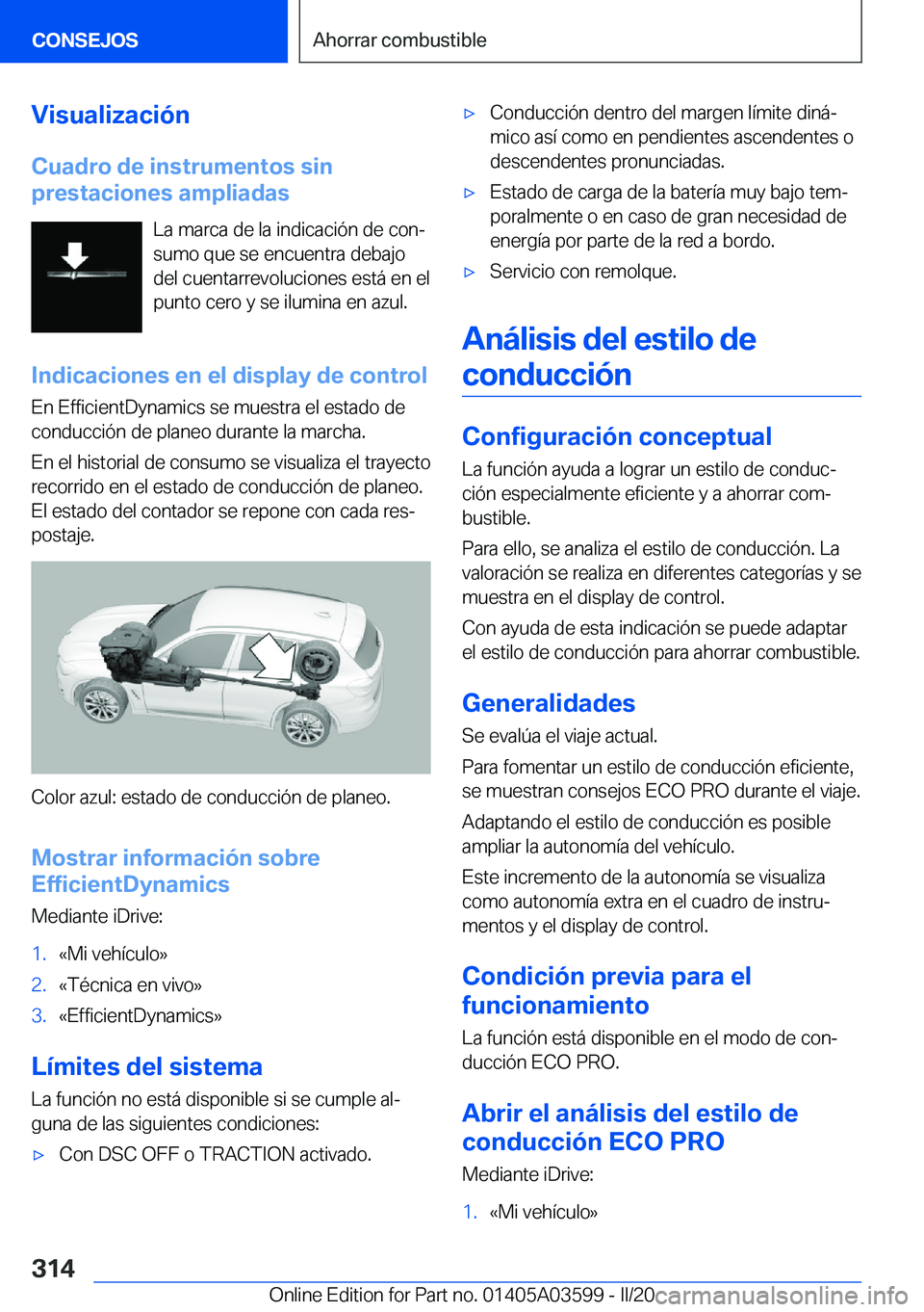BMW X4 2020  Manuales de Empleo (in Spanish) �V�i�s�u�a�l�i�z�a�c�i�