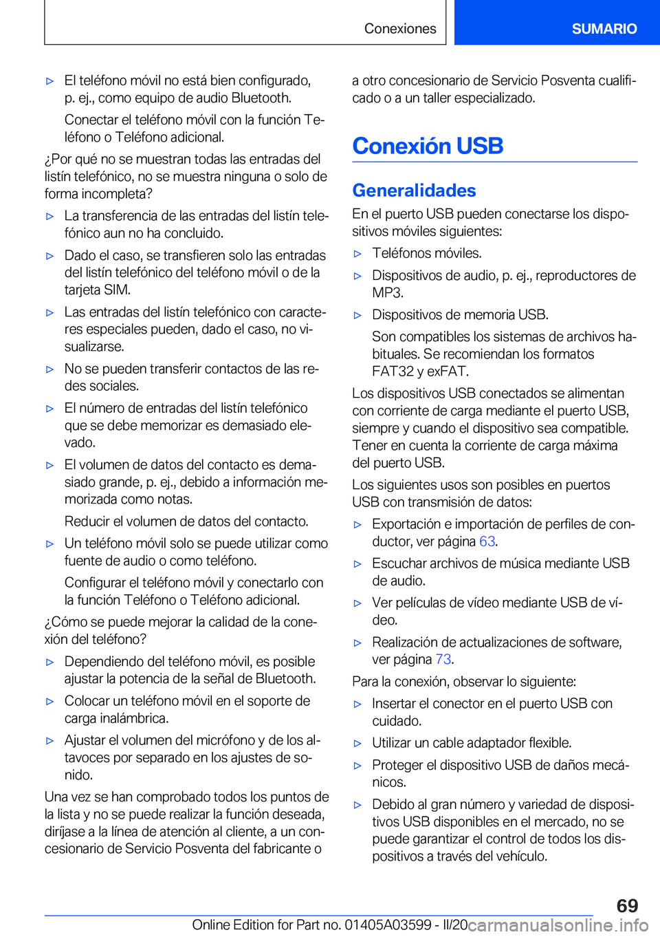 BMW X4 2020  Manuales de Empleo (in Spanish) x�E�l��t�e�l�