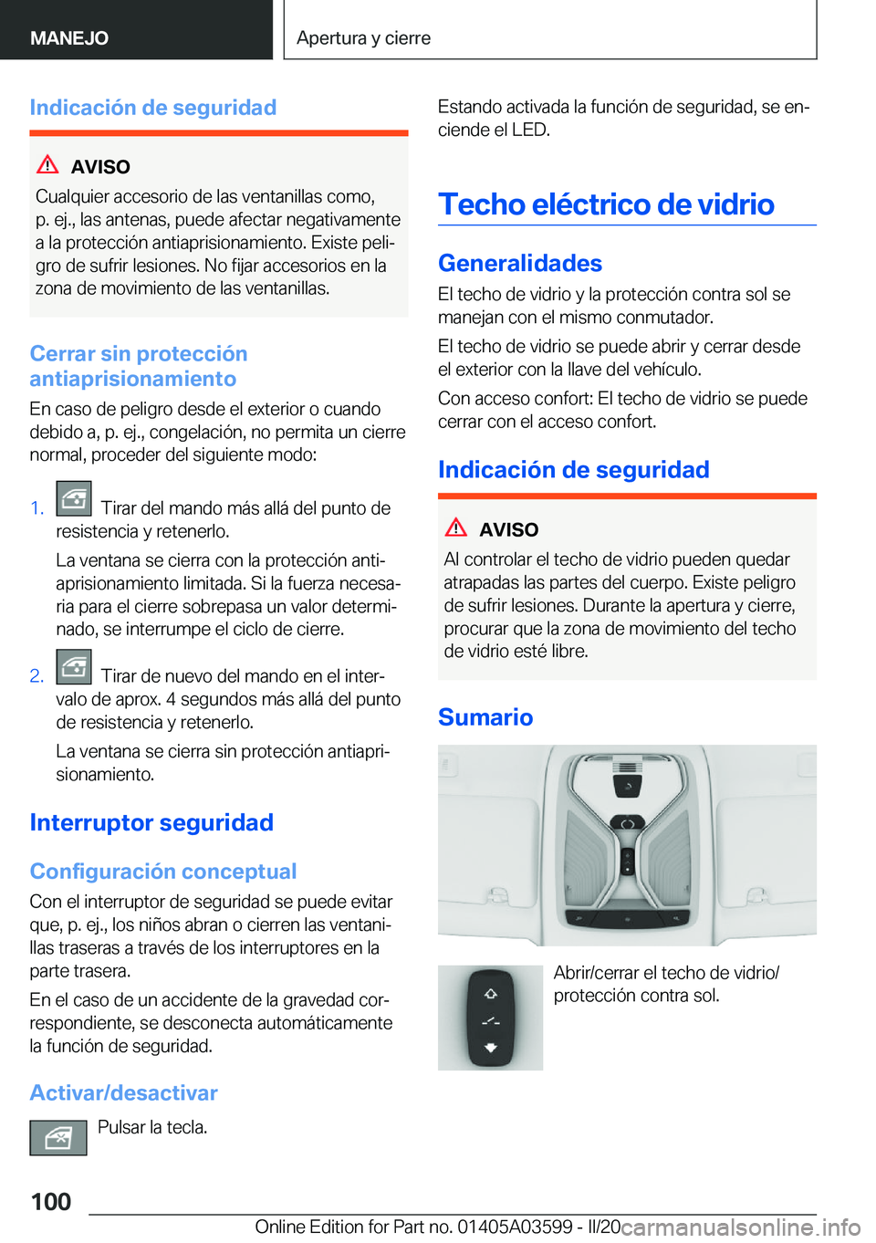 BMW X4 2020  Manuales de Empleo (in Spanish) �I�n�d�i�c�a�c�i�