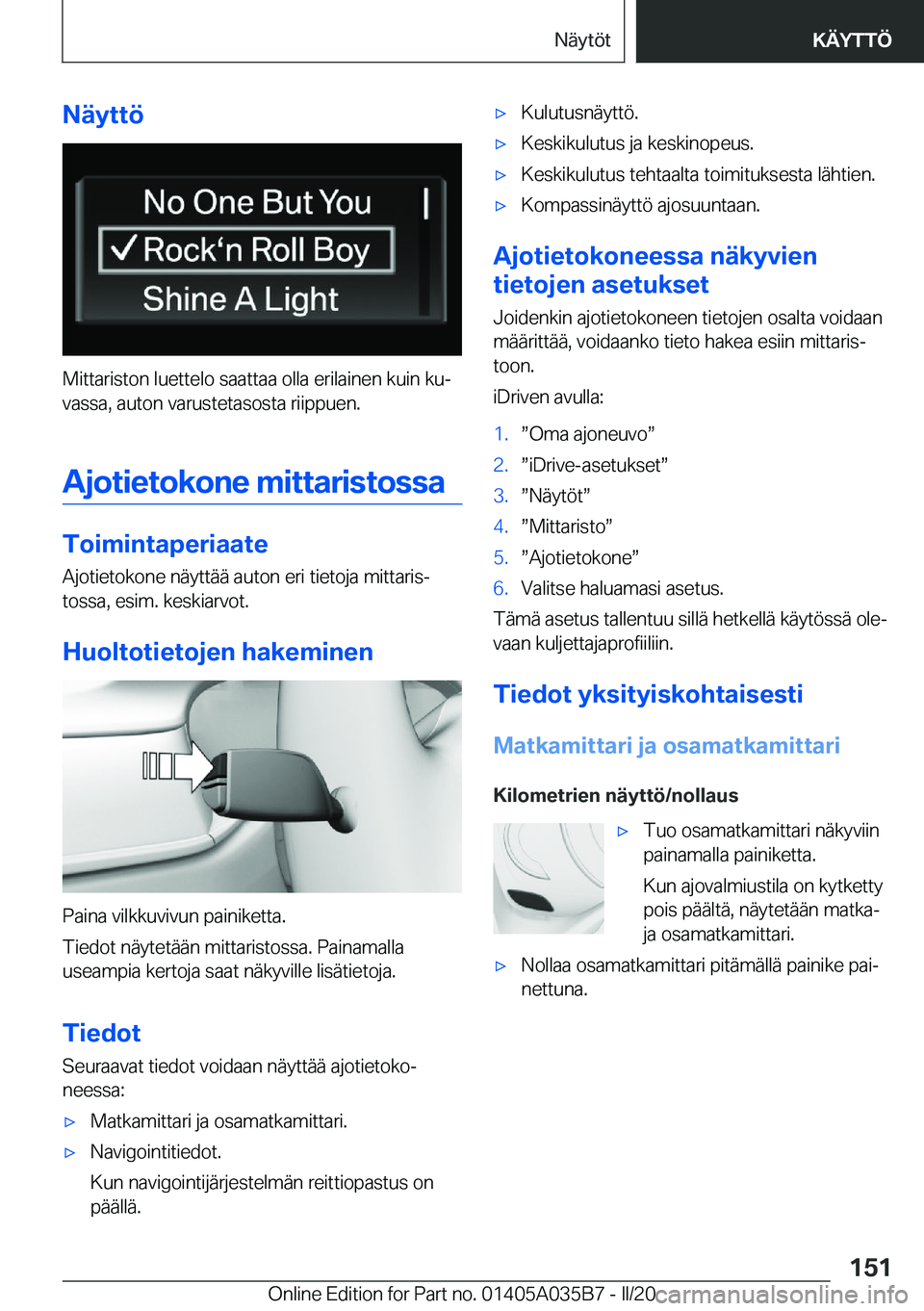 BMW X4 2020  Omistajan Käsikirja (in Finnish) �N�
