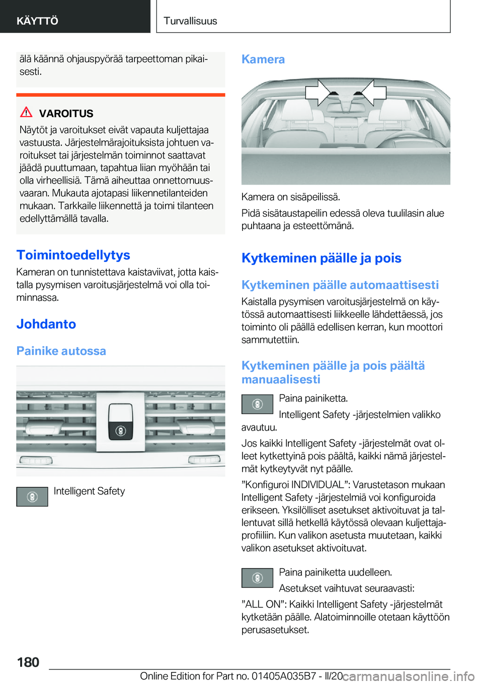 BMW X4 2020  Omistajan Käsikirja (in Finnish) �