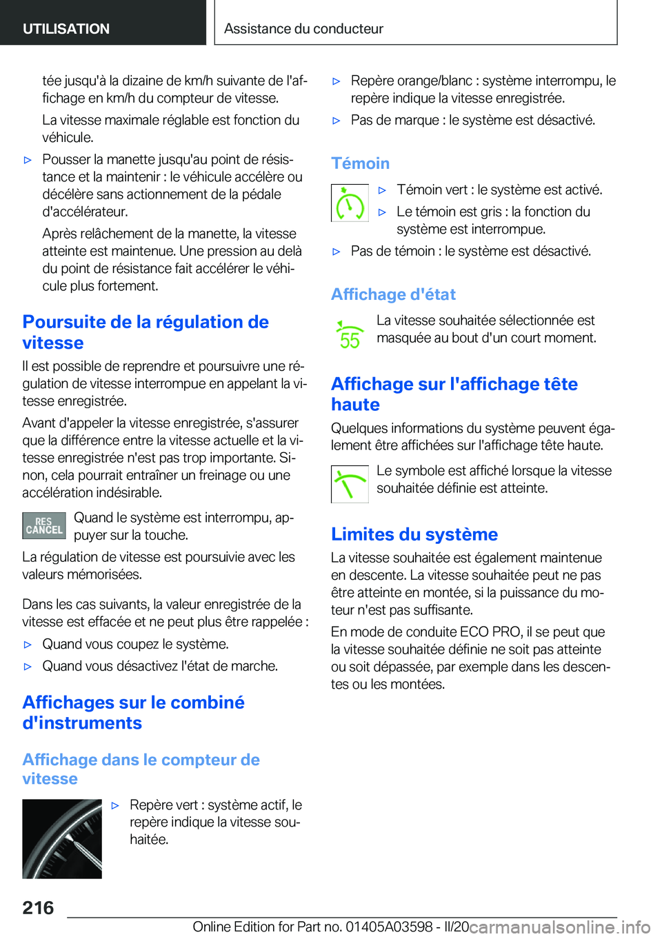 BMW X4 2020  Notices Demploi (in French) �t�é�e��j�u�s�q�u�'�