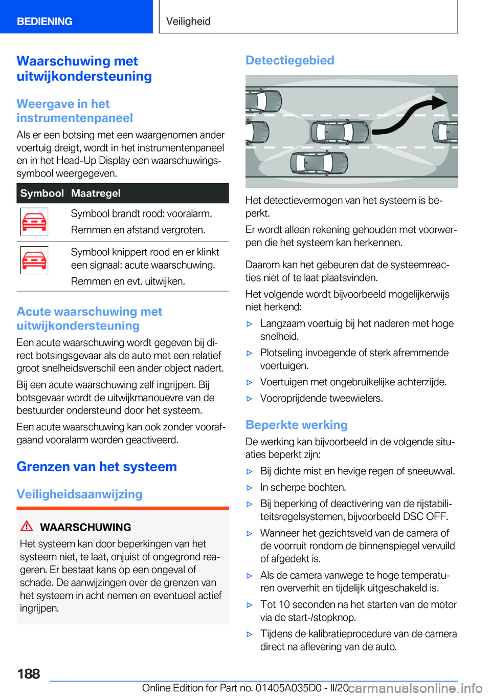 BMW X4 2020  Instructieboekjes (in Dutch) �W�a�a�r�s�c�h�u�w�i�n�g��m�e�t
�u�i�t�w�i�j�k�o�n�d�e�r�s�t�e�u�n�i�n�g
�W�e�e�r�g�a�v�e��i�n��h�e�t
�i�n�s�t�r�u�m�e�n�t�e�n�p�a�n�e�e�l
�A�l�s��e�r��e�e�n��b�o�t�s�i�n�g��m�e�t��e�e�n��w�a
