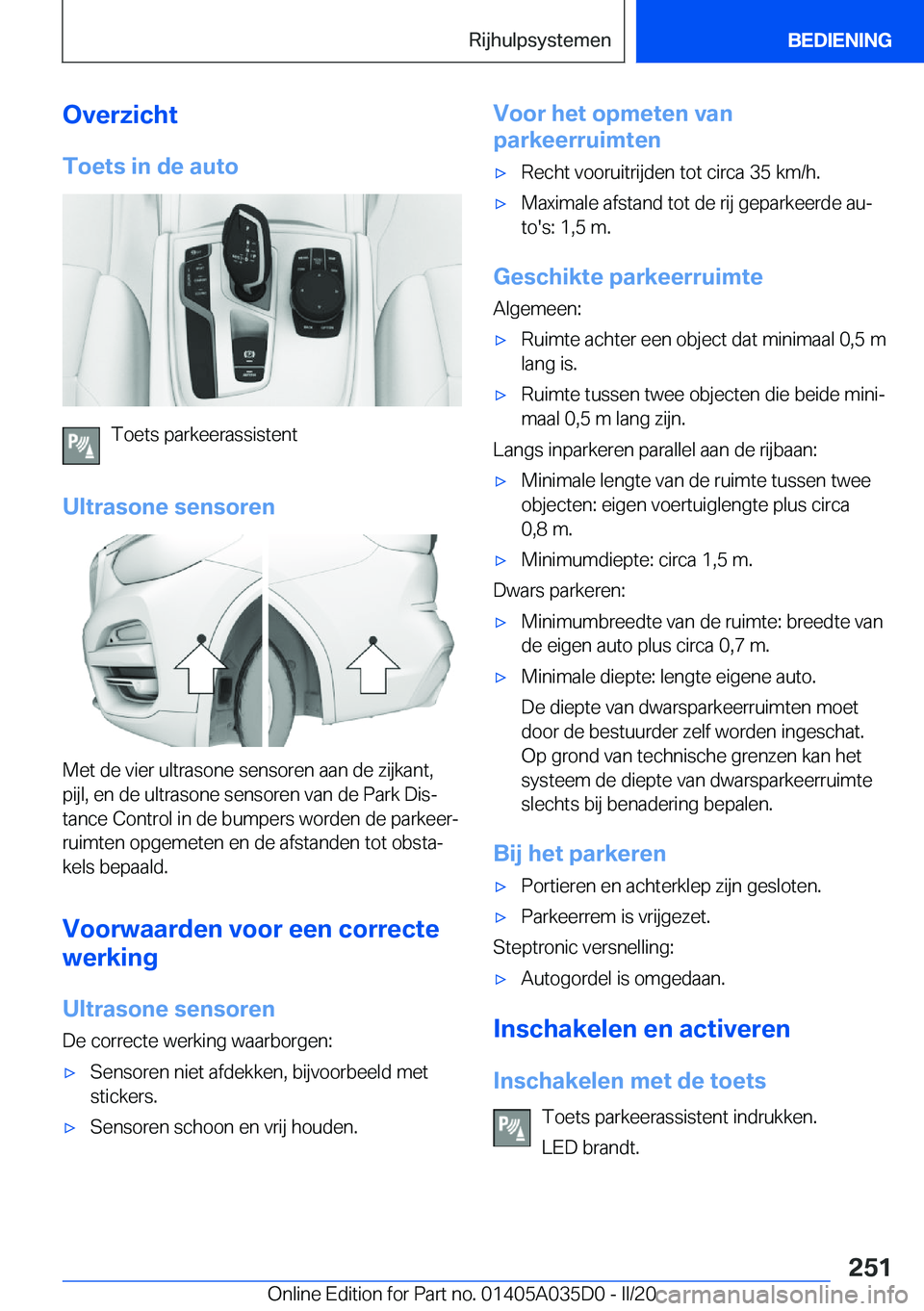 BMW X4 2020  Instructieboekjes (in Dutch) �O�v�e�r�z�i�c�h�t�T�o�e�t�s��i�n��d�e��a�u�t�o
�T�o�e�t�s��p�a�r�k�e�e�r�a�s�s�i�s�t�e�n�t
�U�l�t�r�a�s�o�n�e��s�e�n�s�o�r�e�n
�M�e�t��d�e��v�i�e�r��u�l�t�r�a�s�o�n�e��s�e�n�s�o�r�e�n��a�a�