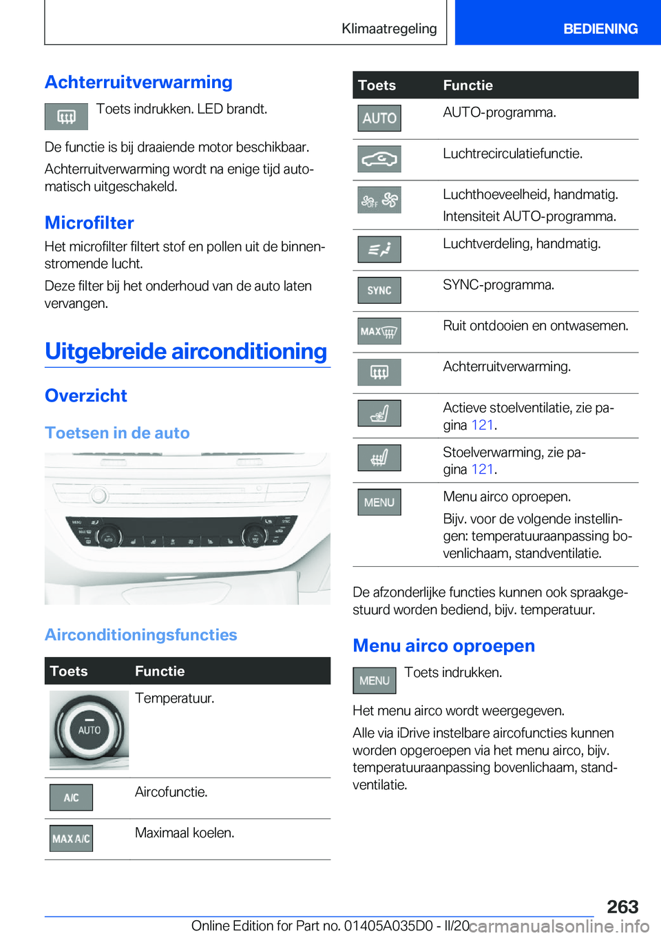 BMW X4 2020  Instructieboekjes (in Dutch) �A�c�h�t�e�r�r�u�i�t�v�e�r�w�a�r�m�i�n�g�T�o�e�t�s��i�n�d�r�u�k�k�e�n�.��L�E�D��b�r�a�n�d�t�.
�D�e��f�u�n�c�t�i�e��i�s��b�i�j��d�r�a�a�i�e�n�d�e��m�o�t�o�r��b�e�s�c�h�i�k�b�a�a�r�. �A�c�h�t�e