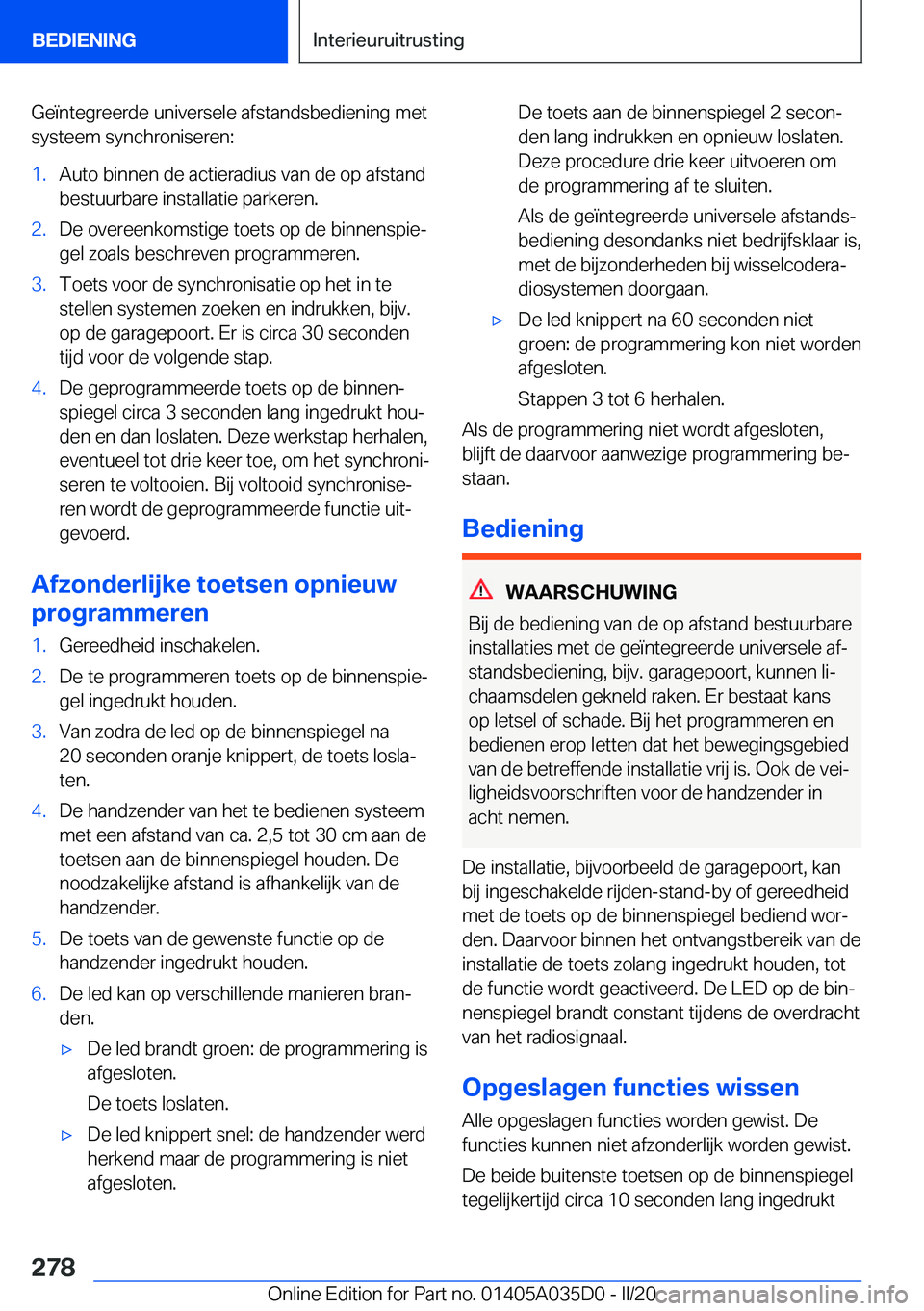 BMW X4 2020  Instructieboekjes (in Dutch) �G�e�