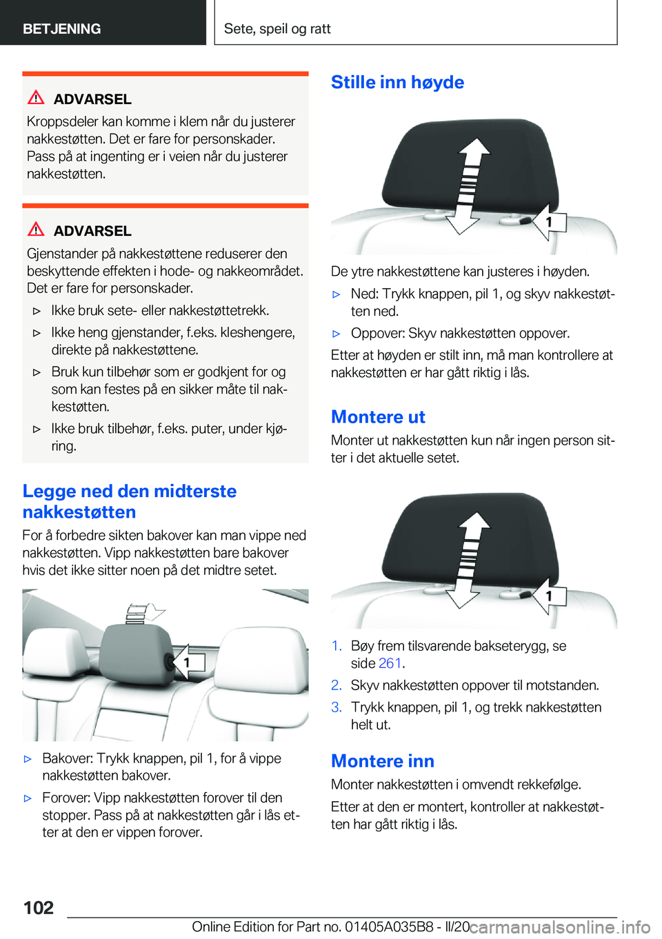 BMW X4 2020  InstruksjonsbØker (in Norwegian) �A�D�V�A�R�S�E�L
�K�r�o�p�p�s�d�e�l�e�r��k�a�n��k�o�m�m�e��i��k�l�e�m��n�å�r��d�u��j�u�s�t�e�r�e�r
�n�a�k�k�e�s�t�