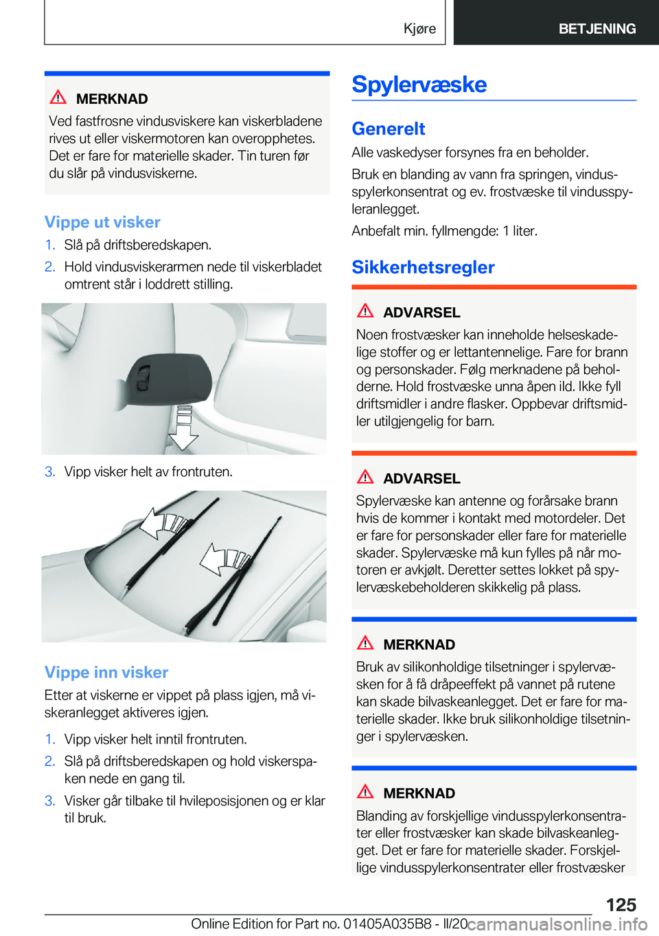 BMW X4 2020  InstruksjonsbØker (in Norwegian) �M�E�R�K�N�A�D
�V�e�d��f�a�s�t�f�r�o�s�n�e��v�i�n�d�u�s�v�i�s�k�e�r�e��k�a�n��v�i�s�k�e�r�b�l�a�d�e�n�e
�r�i�v�e�s��u�t��e�l�l�e�r��v�i�s�k�e�r�m�o�t�o�r�e�n��k�a�n��o�v�e�r�o�p�p�h�e�t�e�s�.