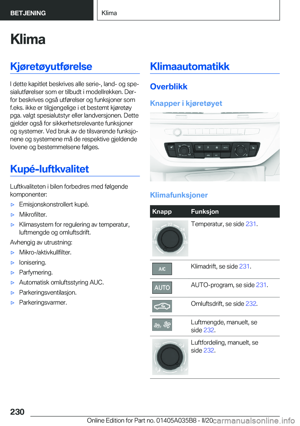 BMW X4 2020  InstruksjonsbØker (in Norwegian) �K�l�i�m�a�K�j�