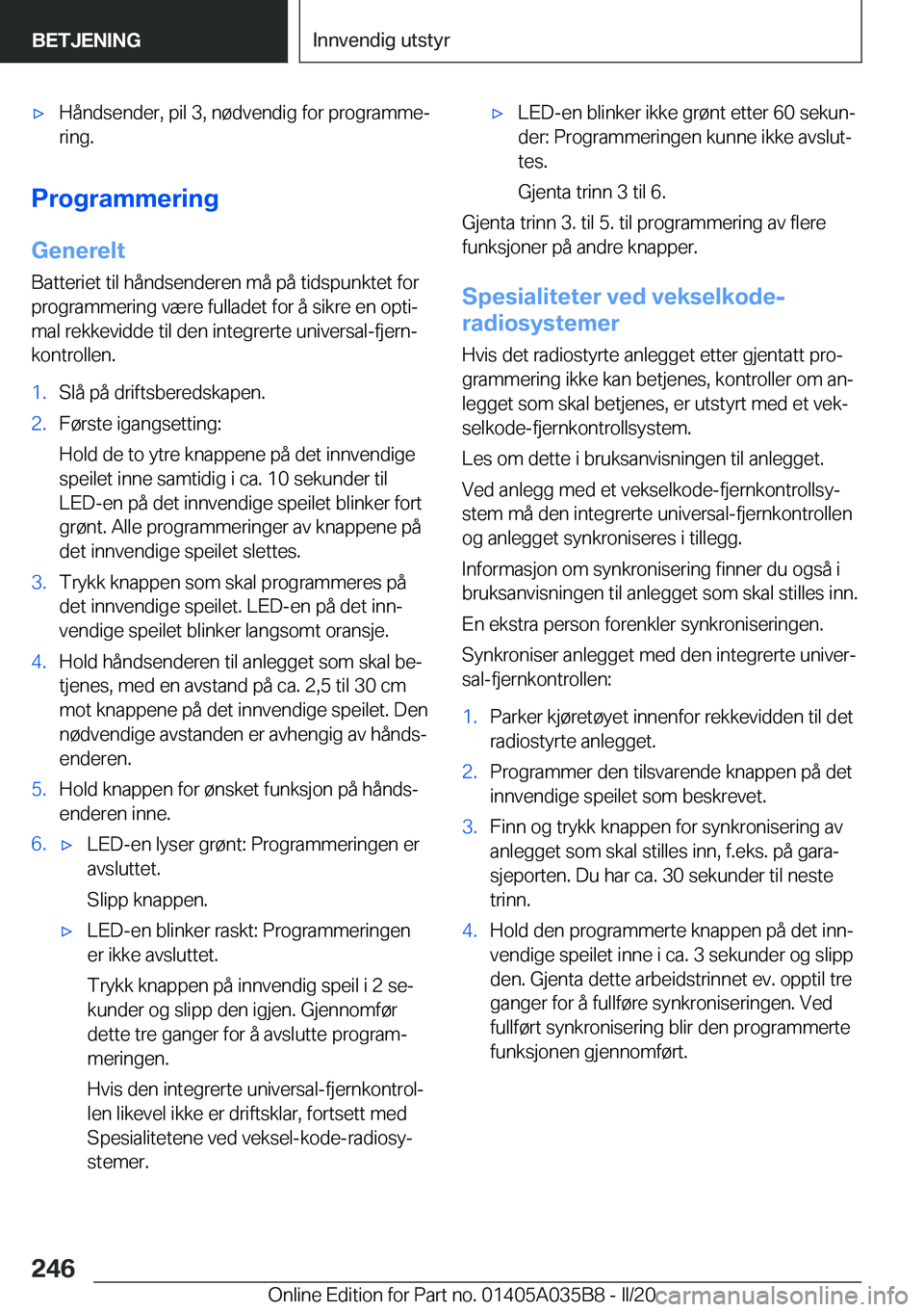 BMW X4 2020  InstruksjonsbØker (in Norwegian) x�H�å�n�d�s�e�n�d�e�r�,��p�i�l��3�,��n�