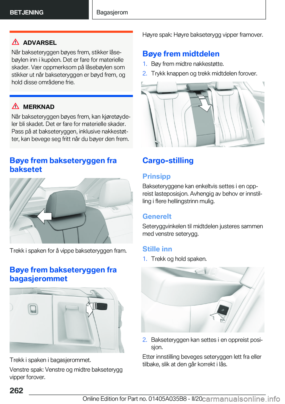 BMW X4 2020  InstruksjonsbØker (in Norwegian) �A�D�V�A�R�S�E�L
�N�å�r��b�a�k�s�e�t�e�r�y�g�g�e�n��b�