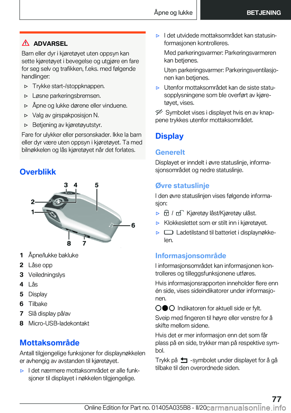 BMW X4 2020  InstruksjonsbØker (in Norwegian) �A�D�V�A�R�S�E�L
�B�a�r�n��e�l�l�e�r��d�y�r��i��k�j�