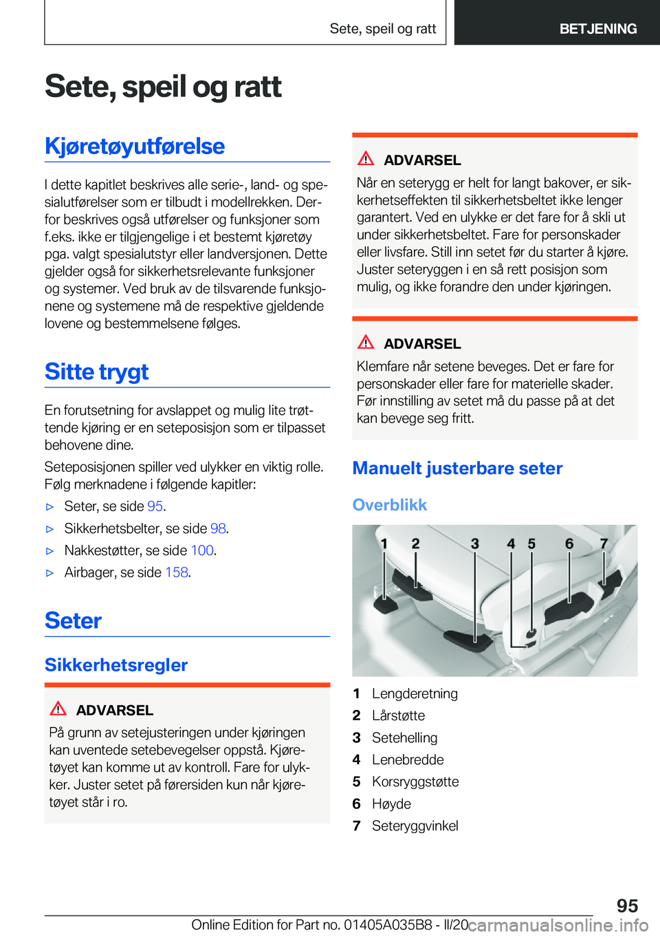BMW X4 2020  InstruksjonsbØker (in Norwegian) �S�e�t�e�,��s�p�e�i�l��o�g��r�a�t�t�K�j�