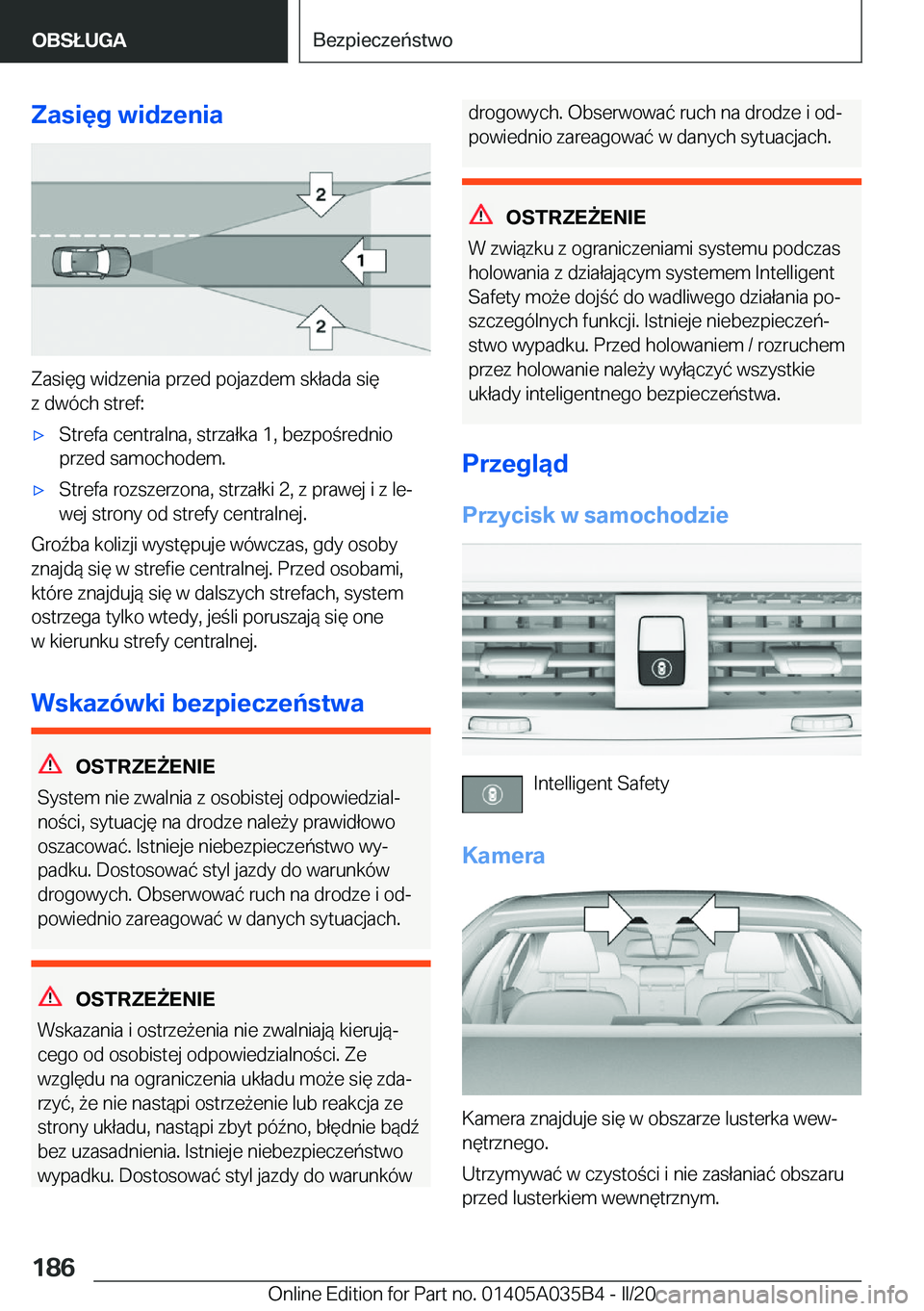 BMW X4 2020  Instrukcja obsługi (in Polish) �Z�a�s�i�