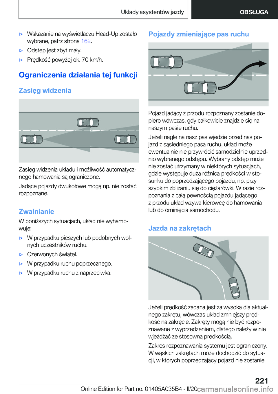 BMW X4 2020  Instrukcja obsługi (in Polish) 'x�W�s�k�a�z�a�n�i�e��n�a��w�y�w�i�e�t�l�a�c�z�u��H�e�a�d�-�U�p��z�o�s�t�a�ł�o�w�y�b�r�a�n�e�,��p�a�t�r�z��s�t�r�o�n�a� �1�6�2�.'x�O�d�s�t�