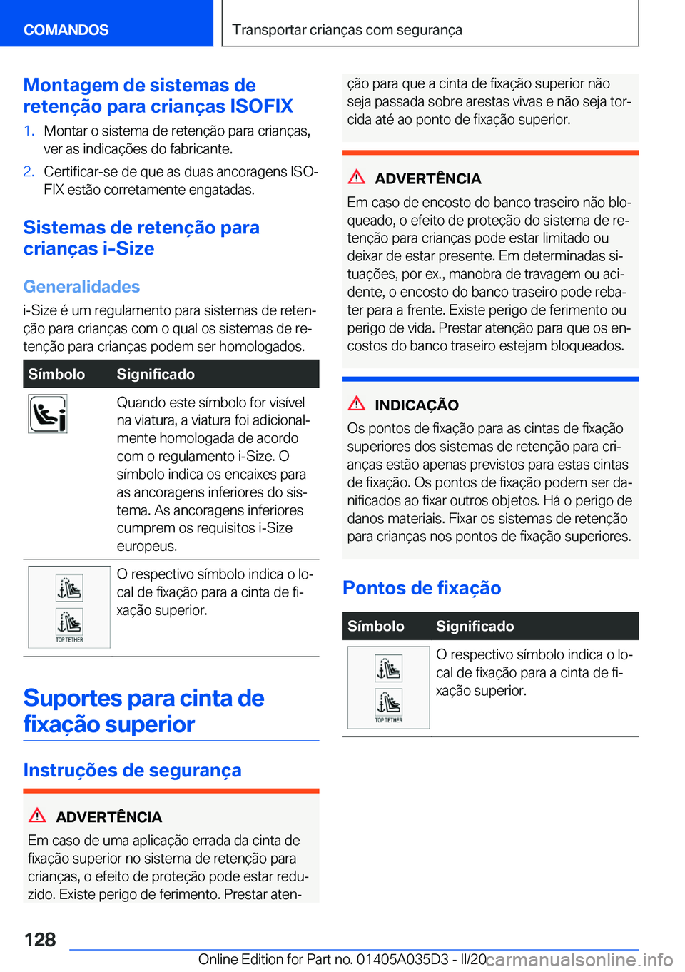 BMW X4 2020  Manual do condutor (in Portuguese) �M�o�n�t�a�g�e�m��d�e��s�i�s�t�e�m�a�s��d�e
�r�e�t�e�n�