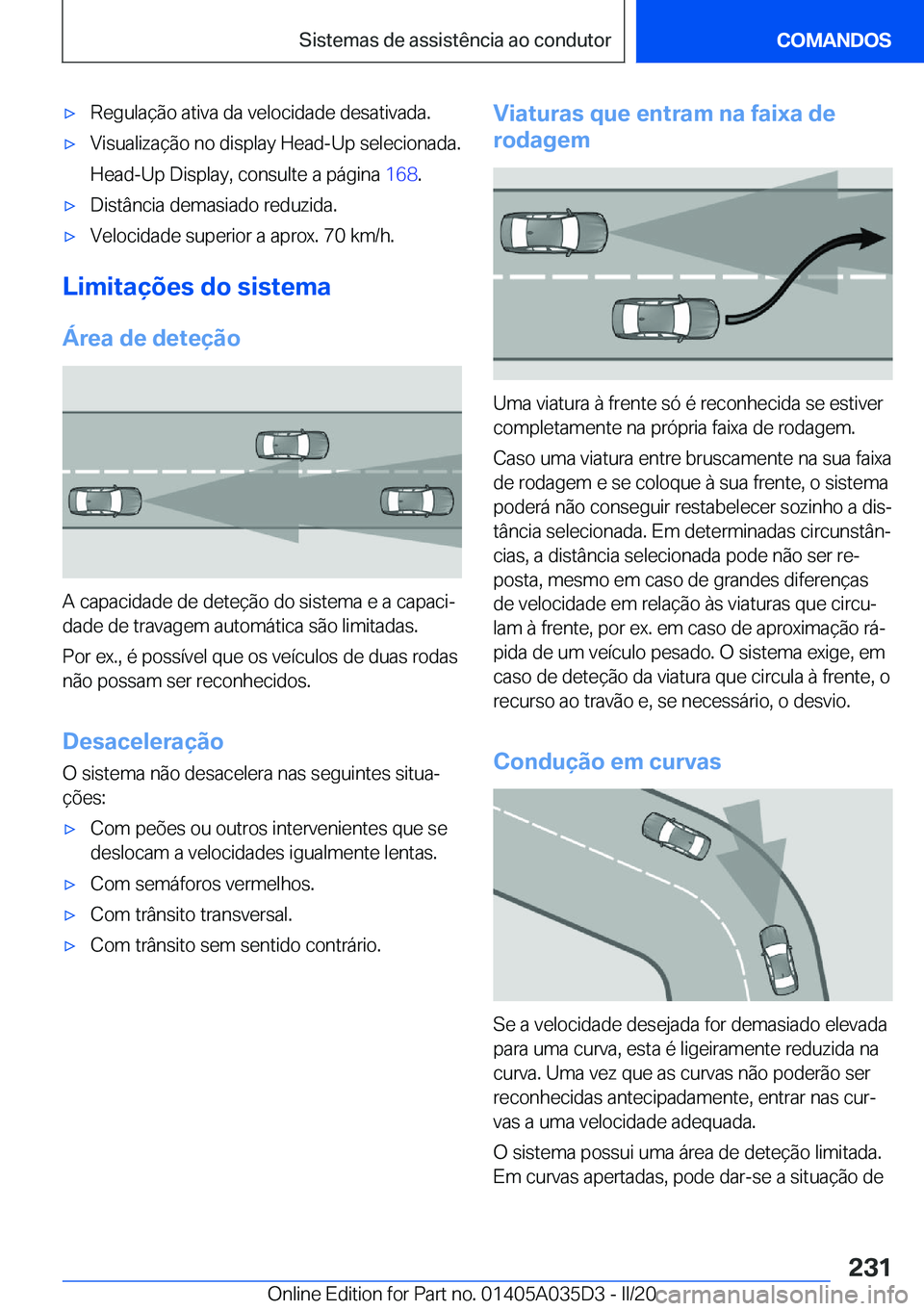 BMW X4 2020  Manual do condutor (in Portuguese) x�R�e�g�u�l�a�