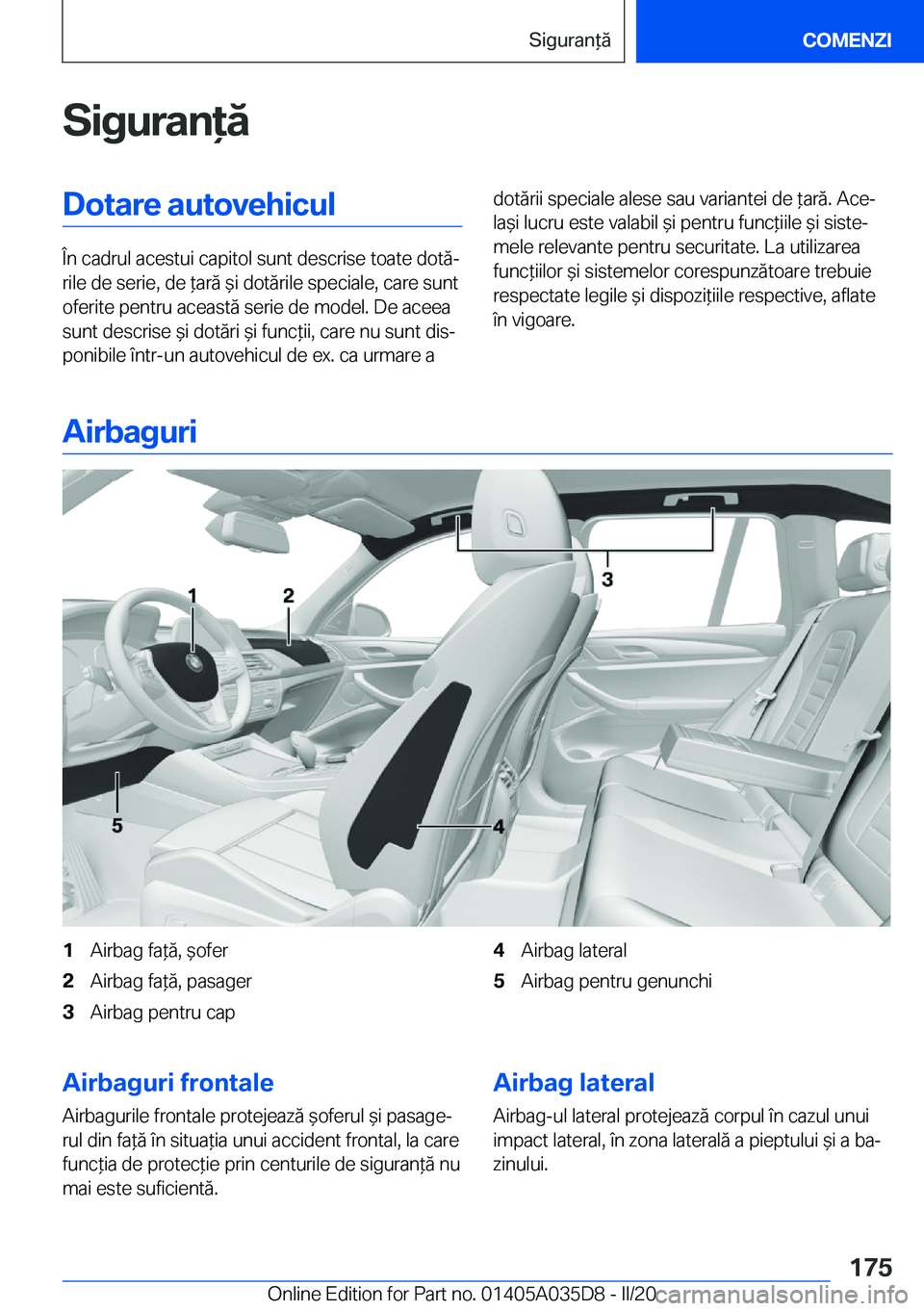 BMW X4 2020  Ghiduri De Utilizare (in Romanian) �S�i�g�u�r�a�n�