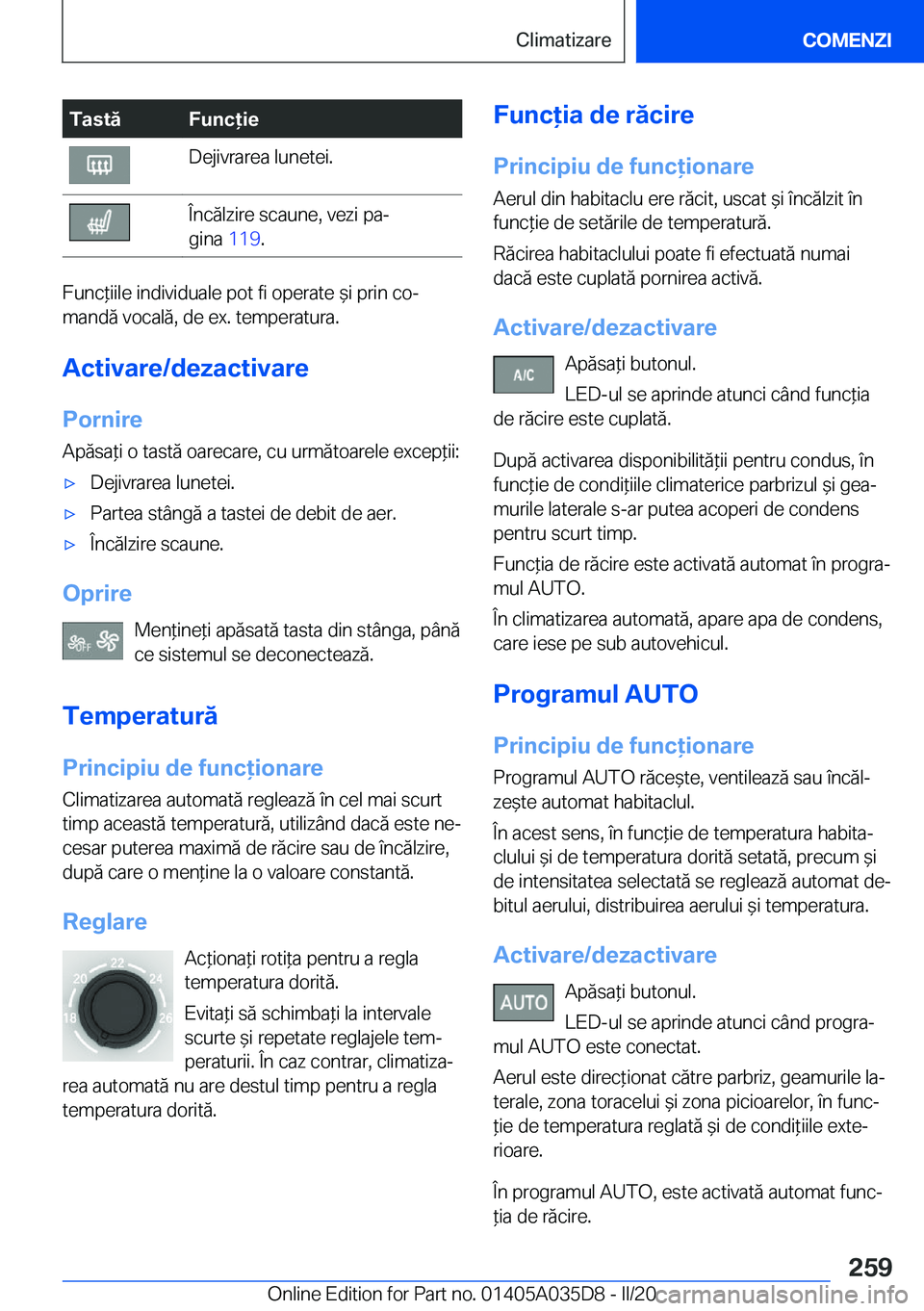 BMW X4 2020  Ghiduri De Utilizare (in Romanian) �T�a�s�t�