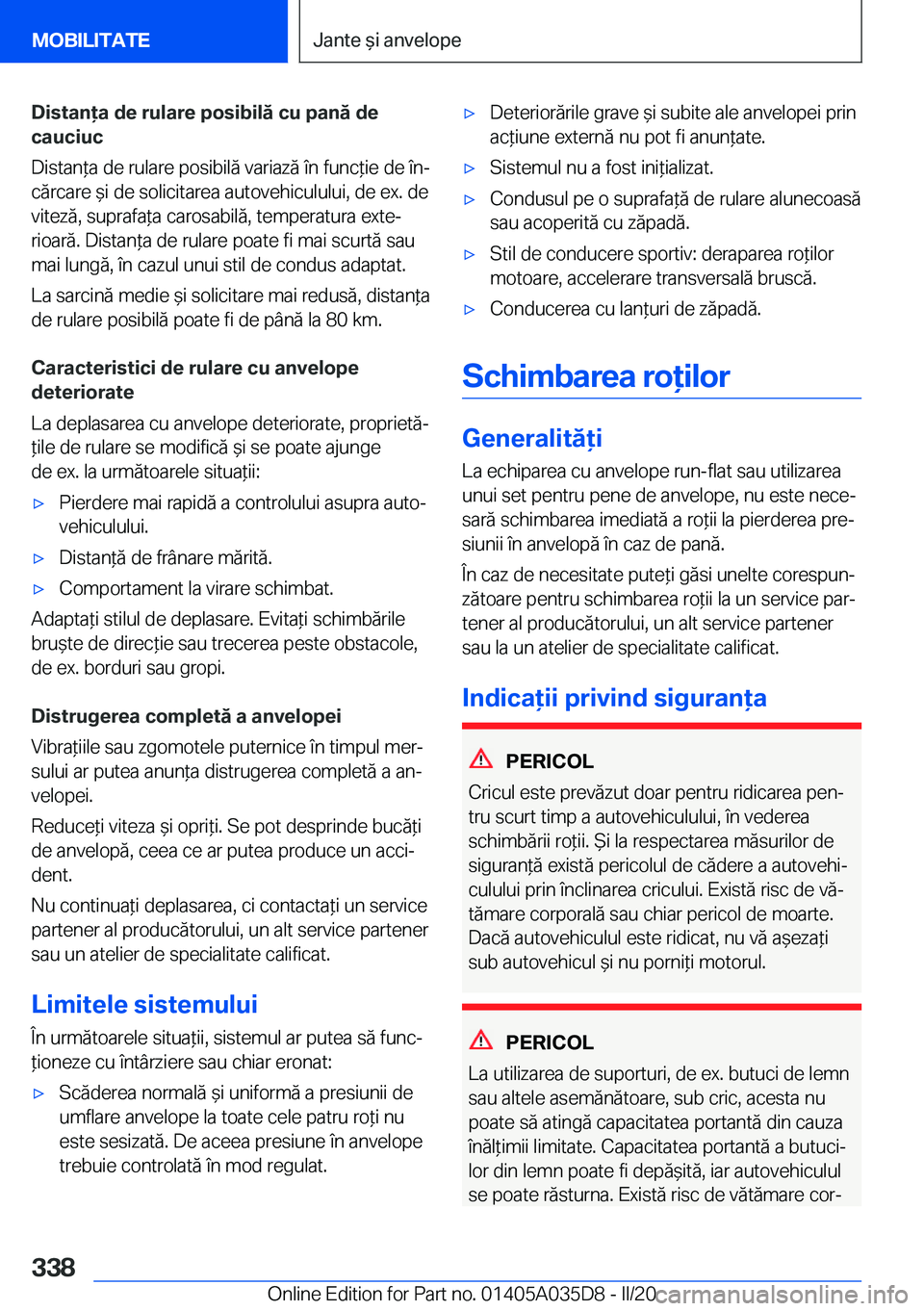 BMW X4 2020  Ghiduri De Utilizare (in Romanian) �D�i�s�t�a�n�a��d�e��r�u�l�a�r�e��p�o�s�i�b�i�l�