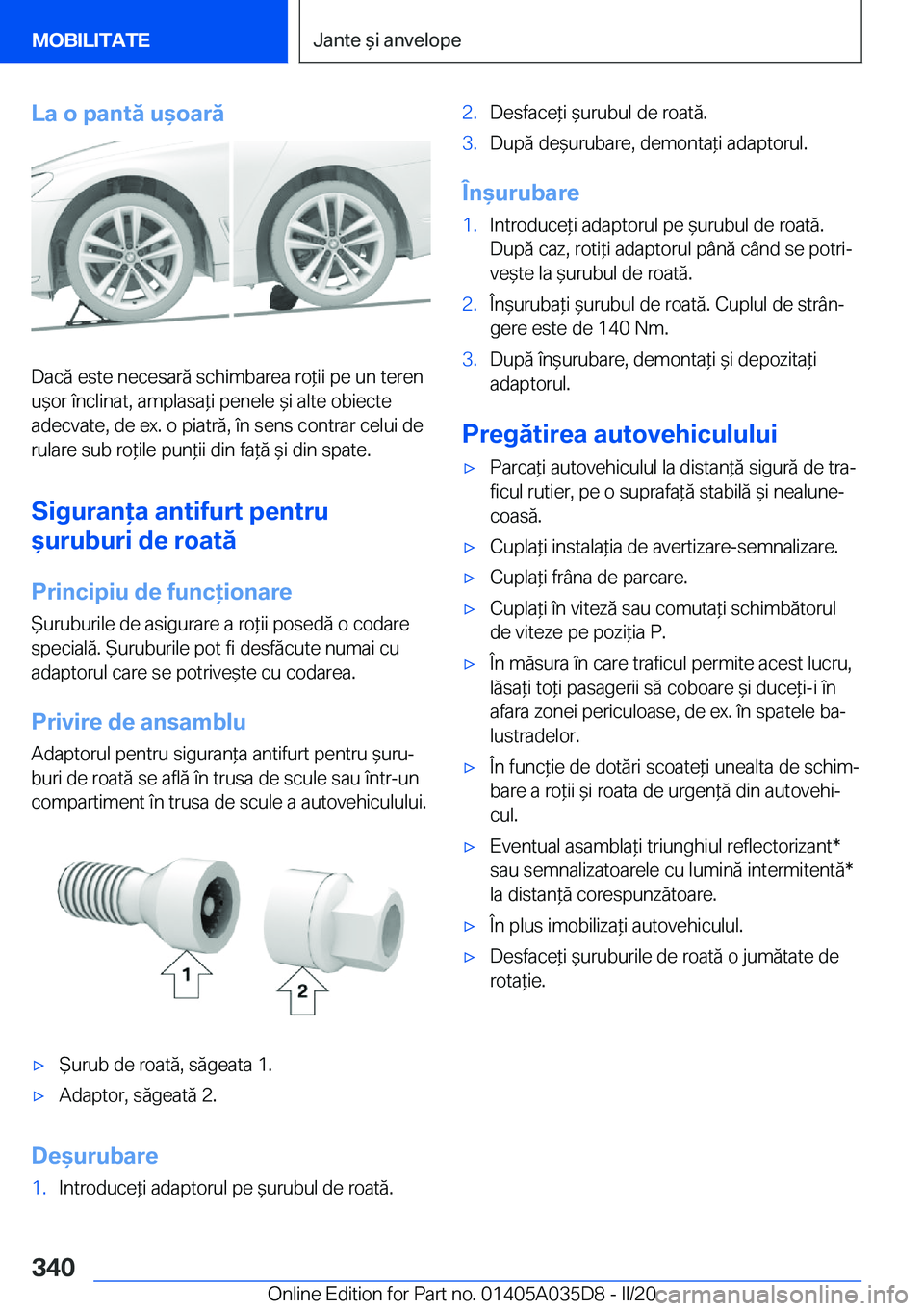 BMW X4 2020  Ghiduri De Utilizare (in Romanian) �L�a��o��p�a�n�t�