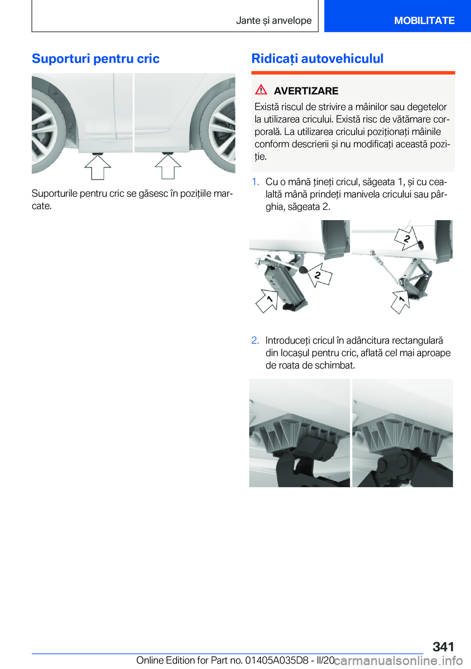 BMW X4 2020  Ghiduri De Utilizare (in Romanian) �S�u�p�o�r�t�u�r�i��p�e�n�t�r�u��c�r�i�c
�S�u�p�o�r�t�u�r�i�l�e��p�e�n�t�r�u��c�r�i�c��s�e��g�ă�s�e�s�c��
