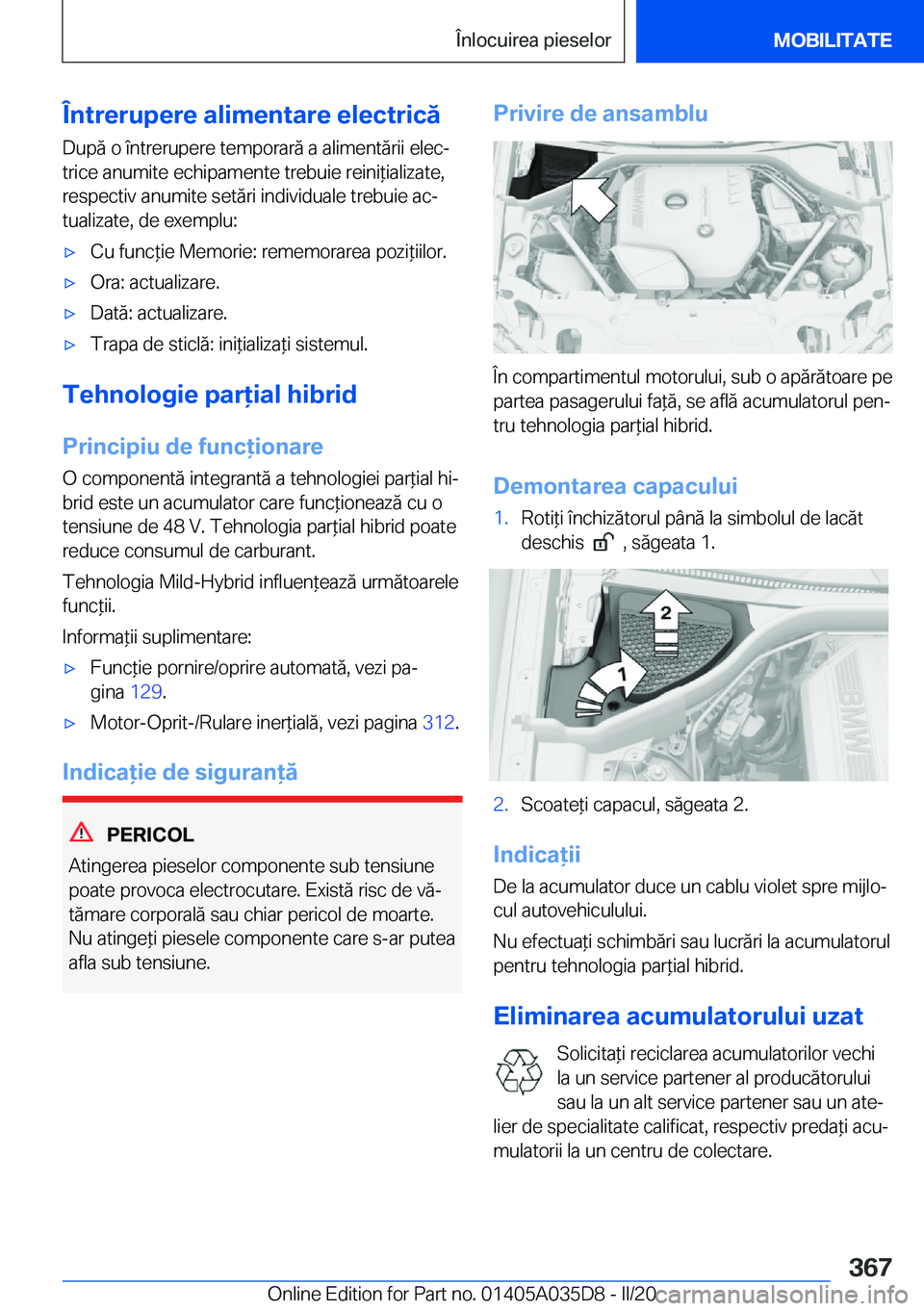 BMW X4 2020  Ghiduri De Utilizare (in Romanian) �