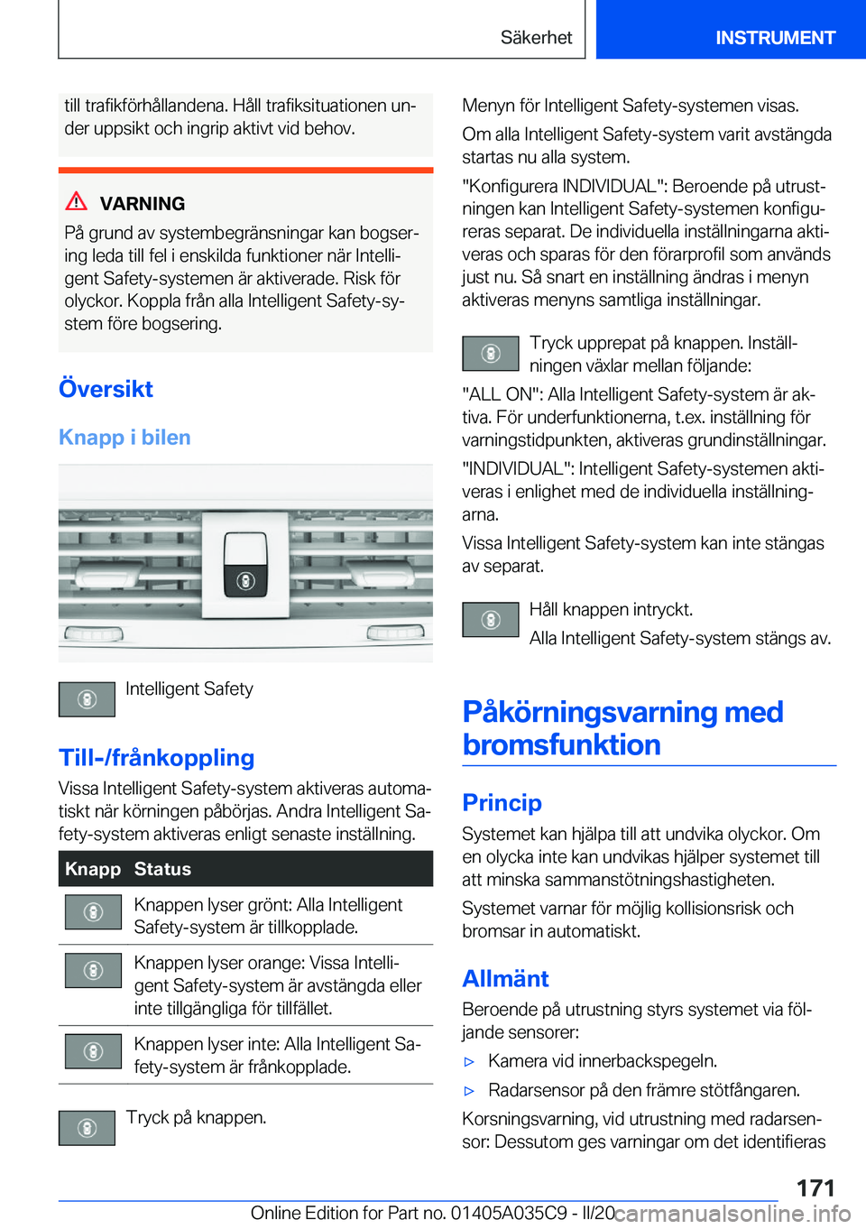 BMW X4 2020  InstruktionsbÖcker (in Swedish) �t�i�l�l��t�r�a�f�i�k�f�