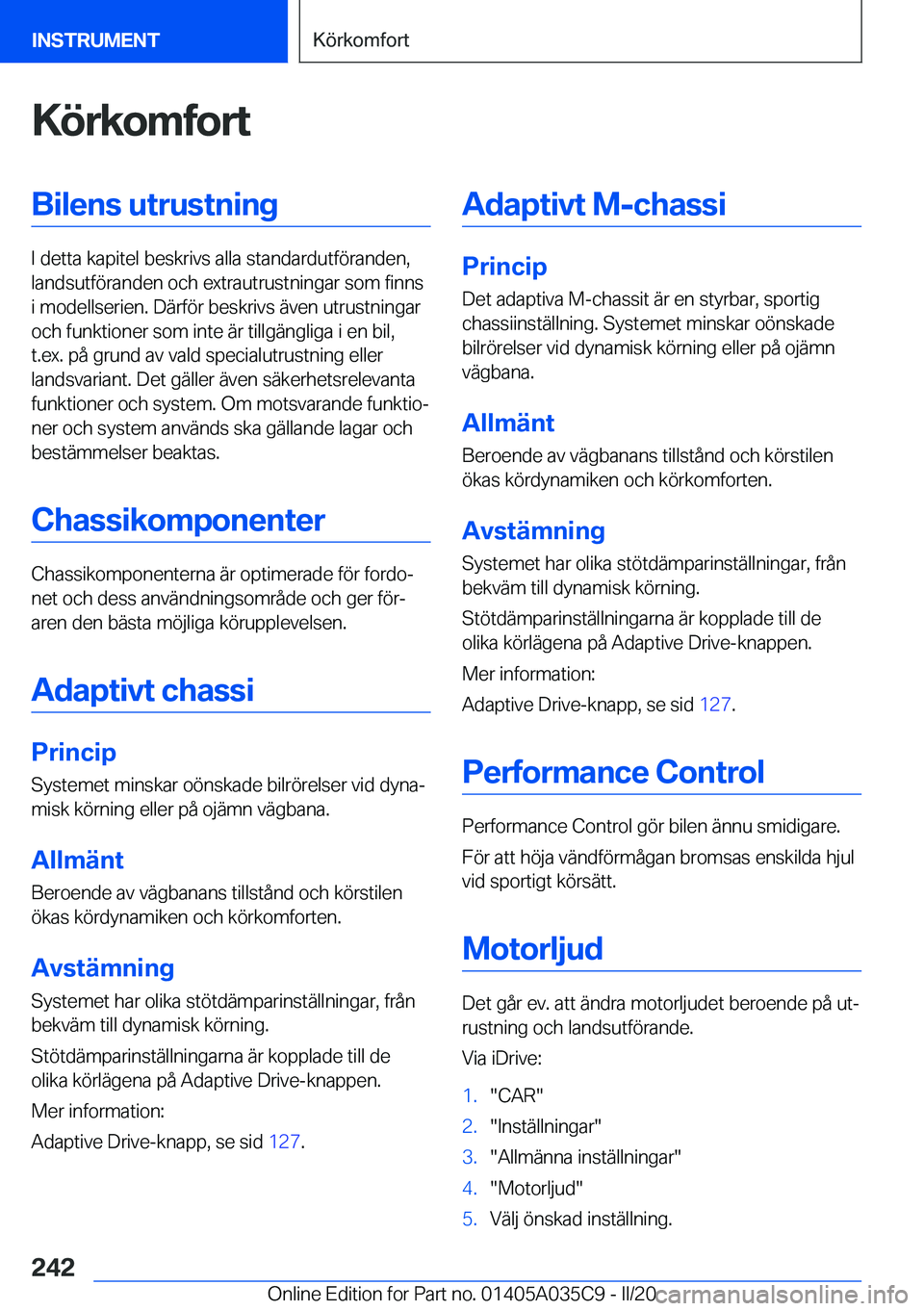 BMW X4 2020  InstruktionsbÖcker (in Swedish) �K�
