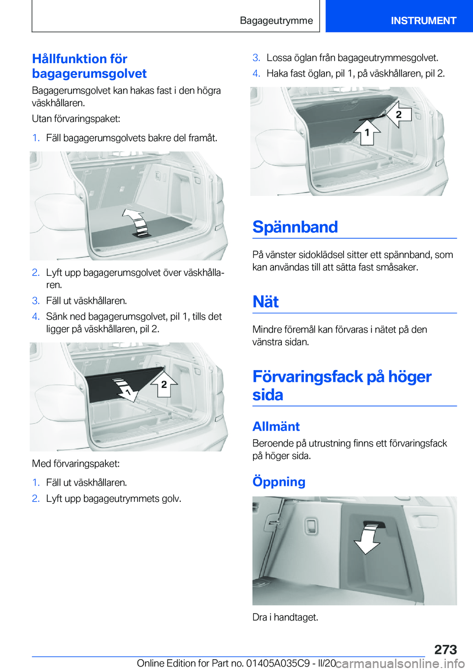 BMW X4 2020  InstruktionsbÖcker (in Swedish) �H�å�l�l�f�u�n�k�t�i�o�n��f�