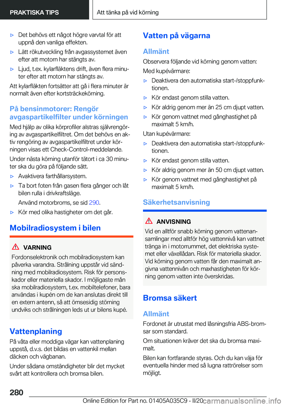BMW X4 2020  InstruktionsbÖcker (in Swedish) 'x�D�e�t��b�e�h�