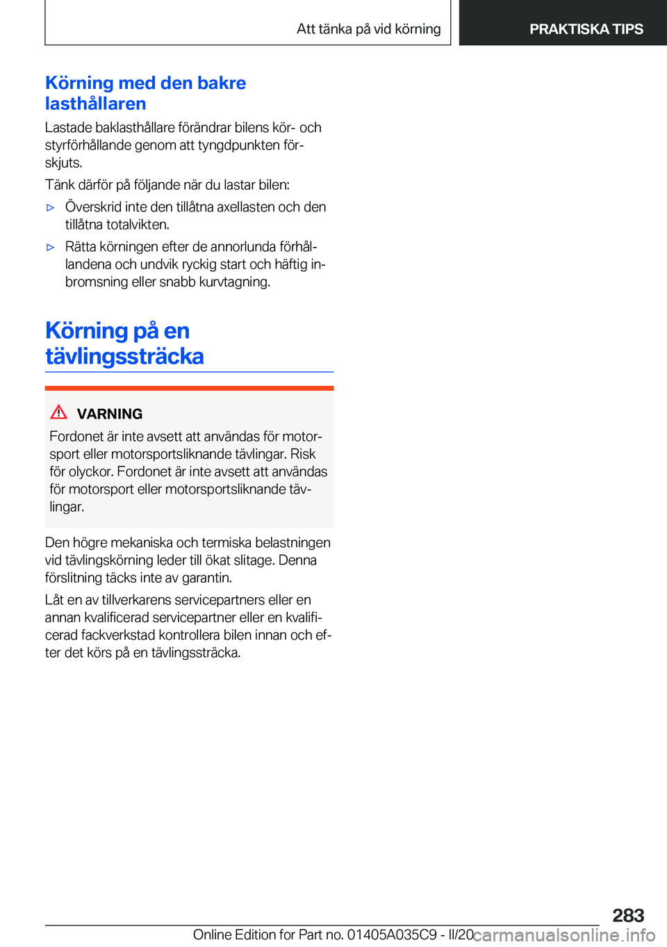 BMW X4 2020  InstruktionsbÖcker (in Swedish) �K�