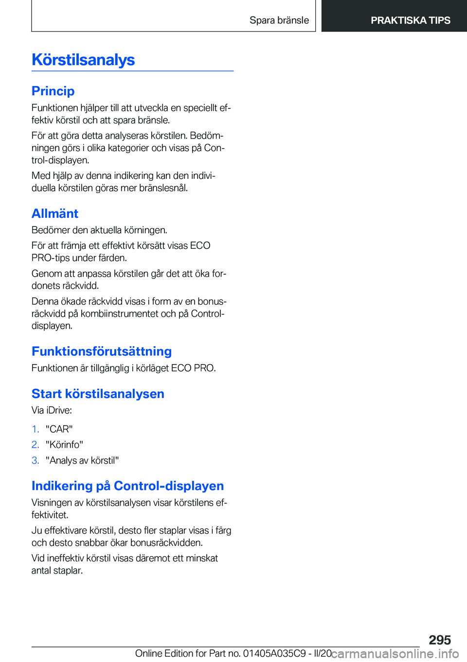 BMW X4 2020  InstruktionsbÖcker (in Swedish) �K�