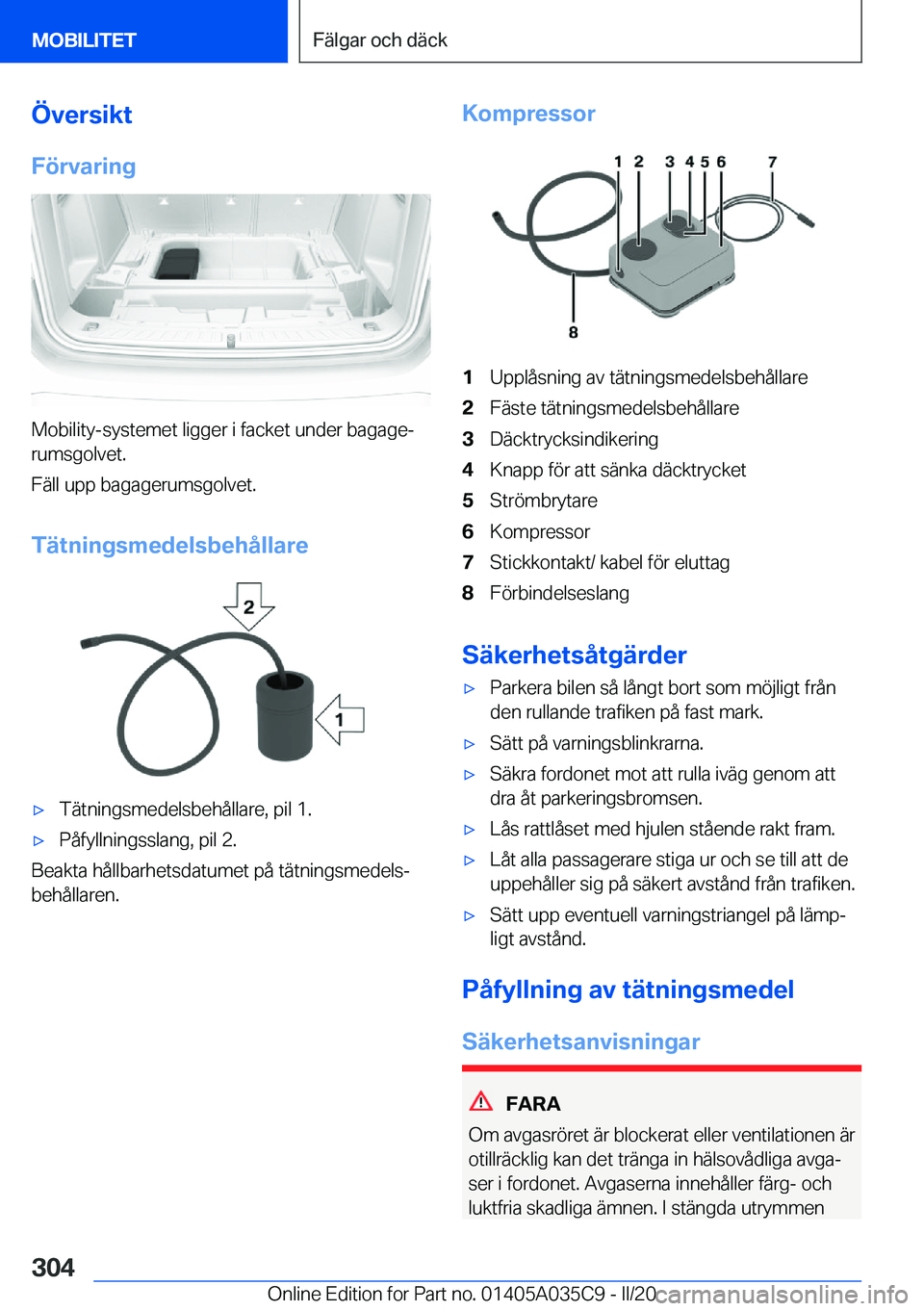 BMW X4 2020  InstruktionsbÖcker (in Swedish) �