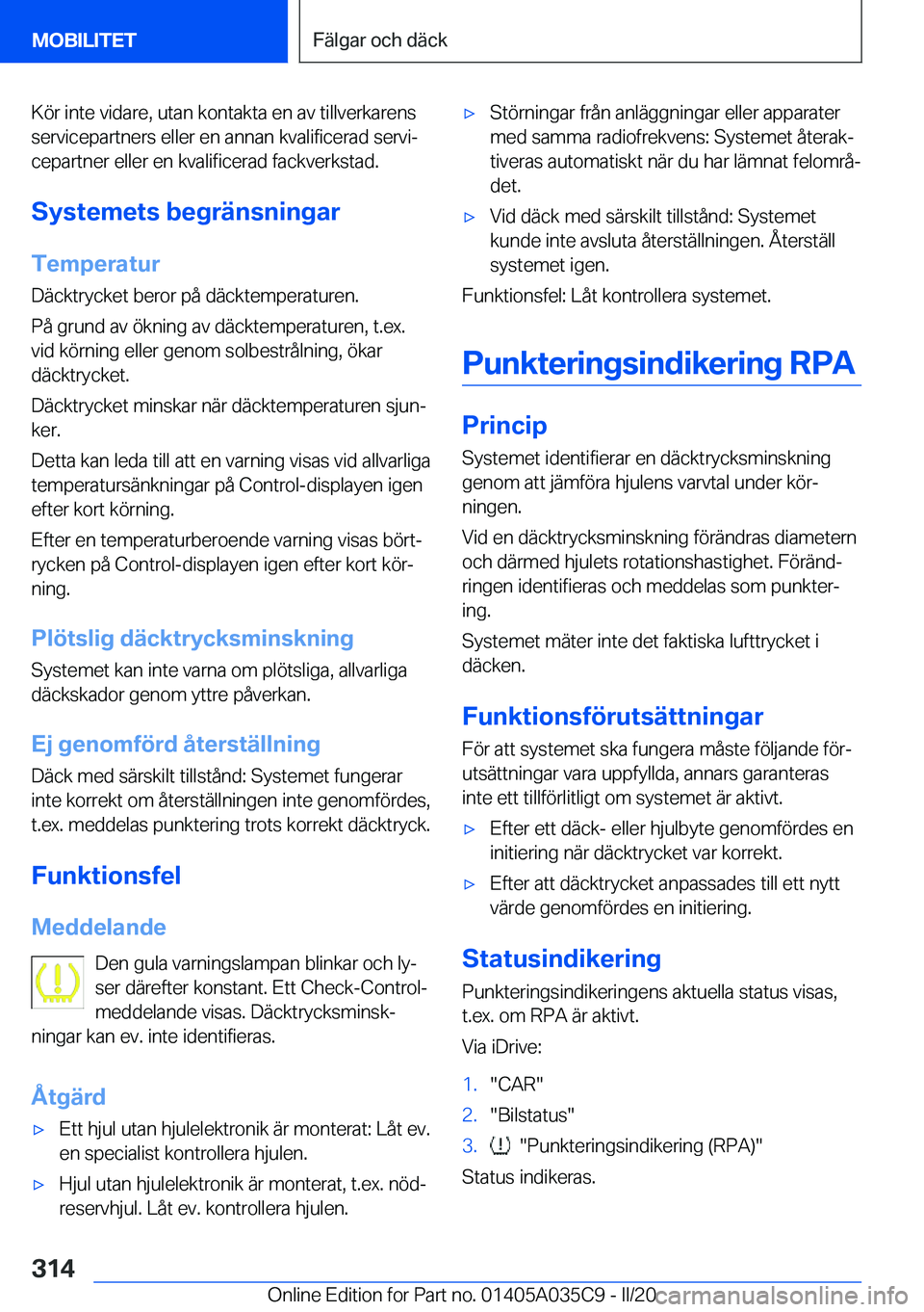BMW X4 2020  InstruktionsbÖcker (in Swedish) �K�