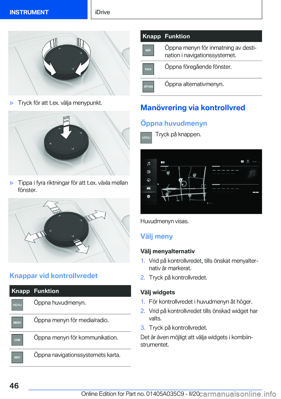 BMW X4 2020  InstruktionsbÖcker (in Swedish) 'x�T�r�y�c�k��f�